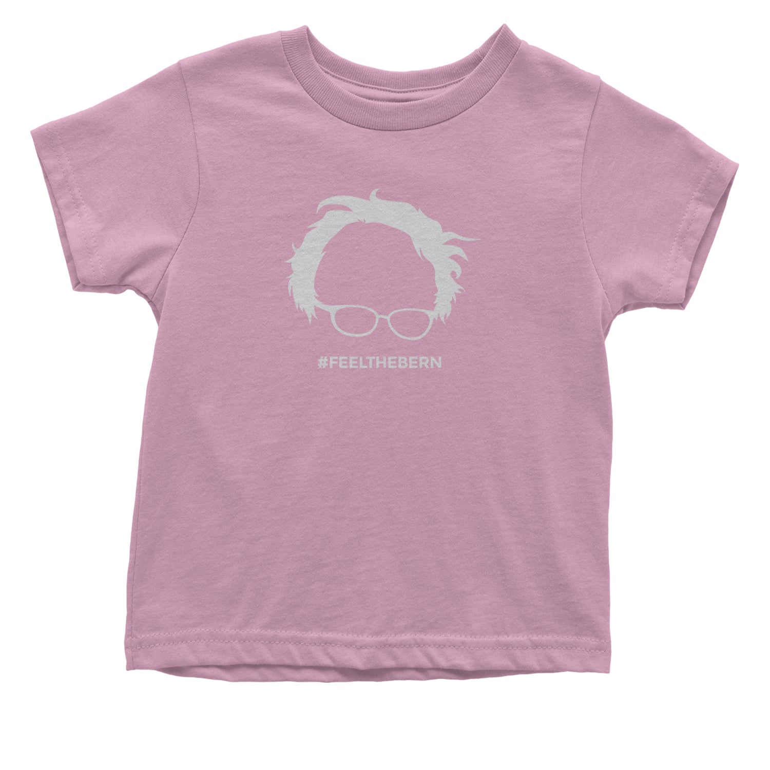 Feel The Bern - Bernie Sanders For President 2024 Infant One-Piece Romper Bodysuit and Toddler T-shirt Light Pink