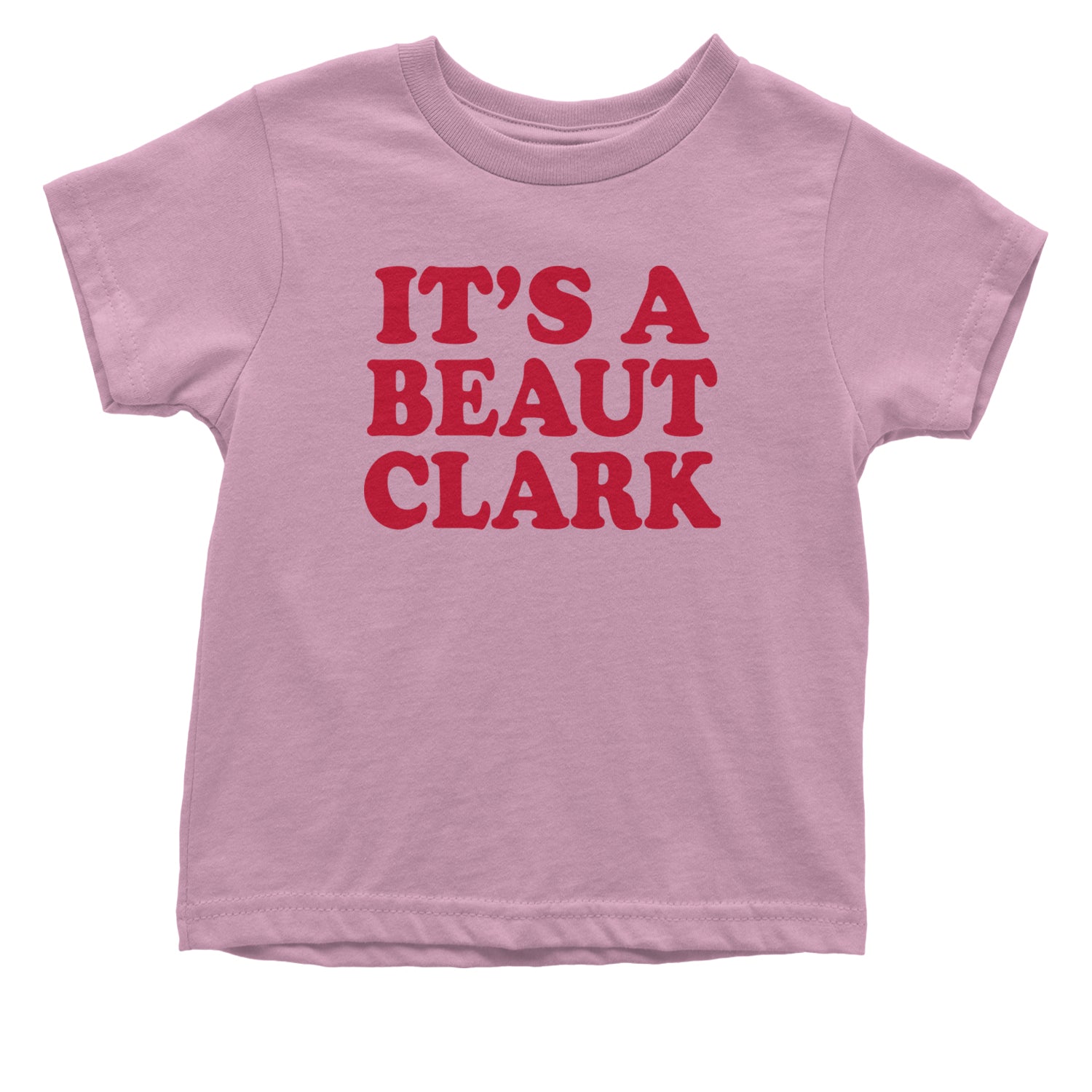 It's a Beaut Clark Festive Christmas Infant One-Piece Romper Bodysuit and Toddler T-shirt Light Pink