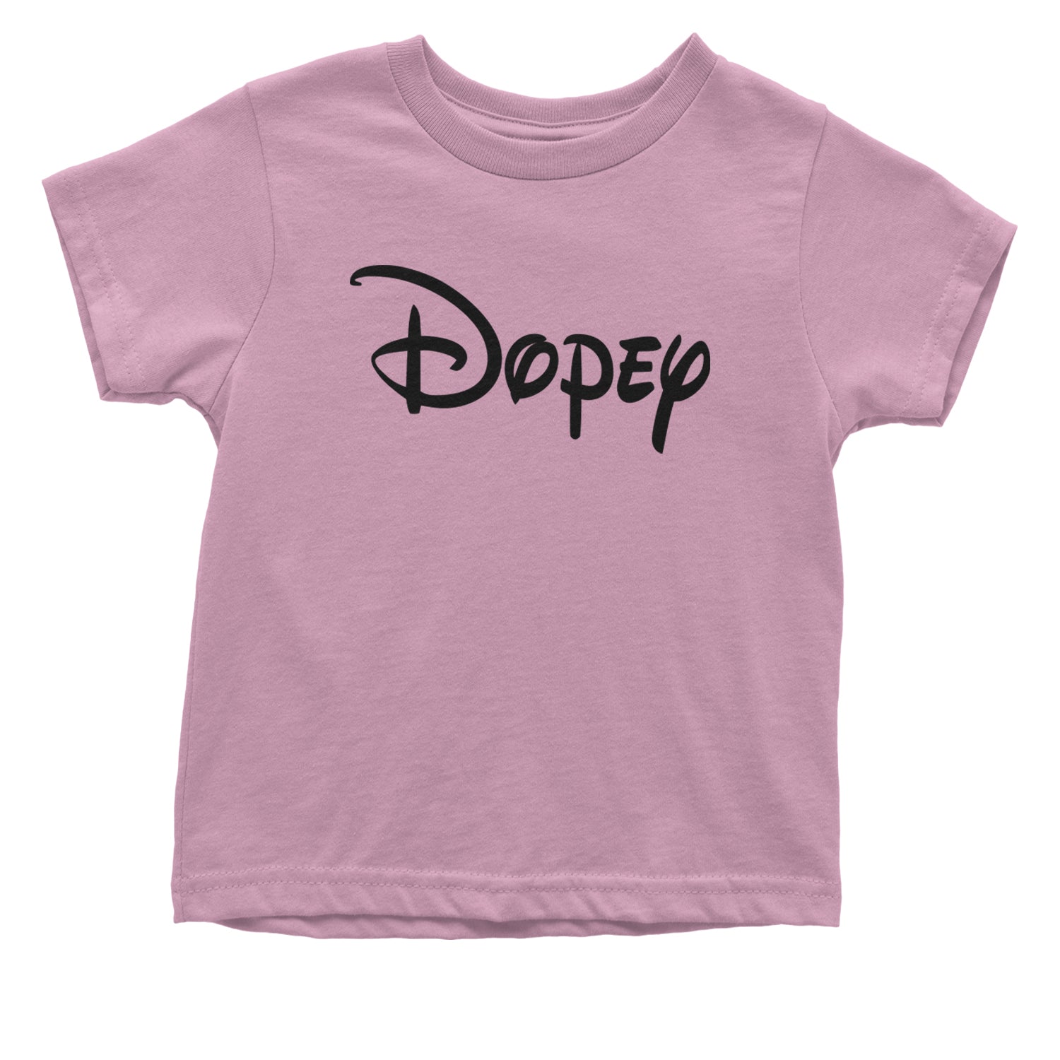 Dopey - 7 Dwarfs Costume Infant One-Piece Romper Bodysuit and Toddler T-shirt Light Pink