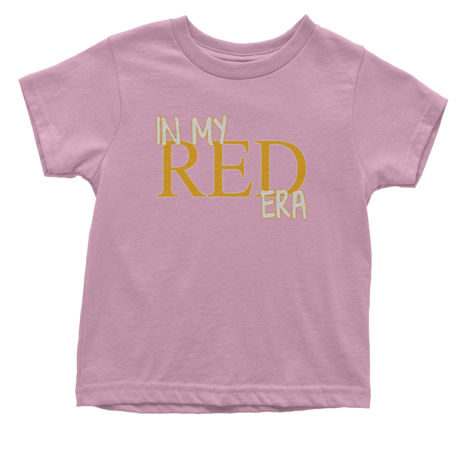 In My Red Era Kansas City Infant One-Piece Romper Bodysuit and Toddler T-shirt Light Pink