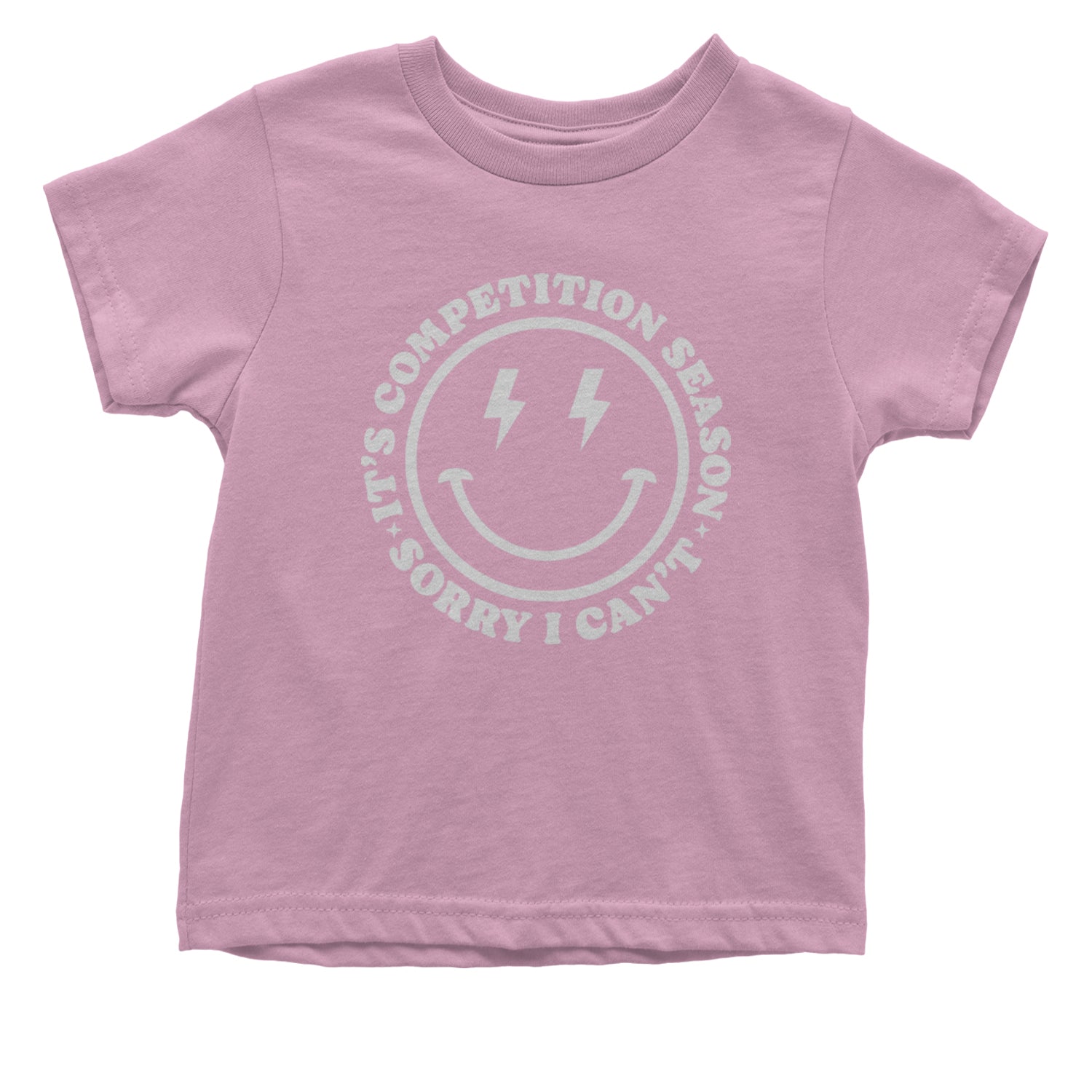 Sorry I Can't, It's Competition Season Infant One-Piece Romper Bodysuit and Toddler T-shirt Light Pink