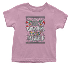 In A World Full Of Grinches, Be A Griswold graphic on Onesie and Toddler T-Shirt in Light Pink alternate view 2