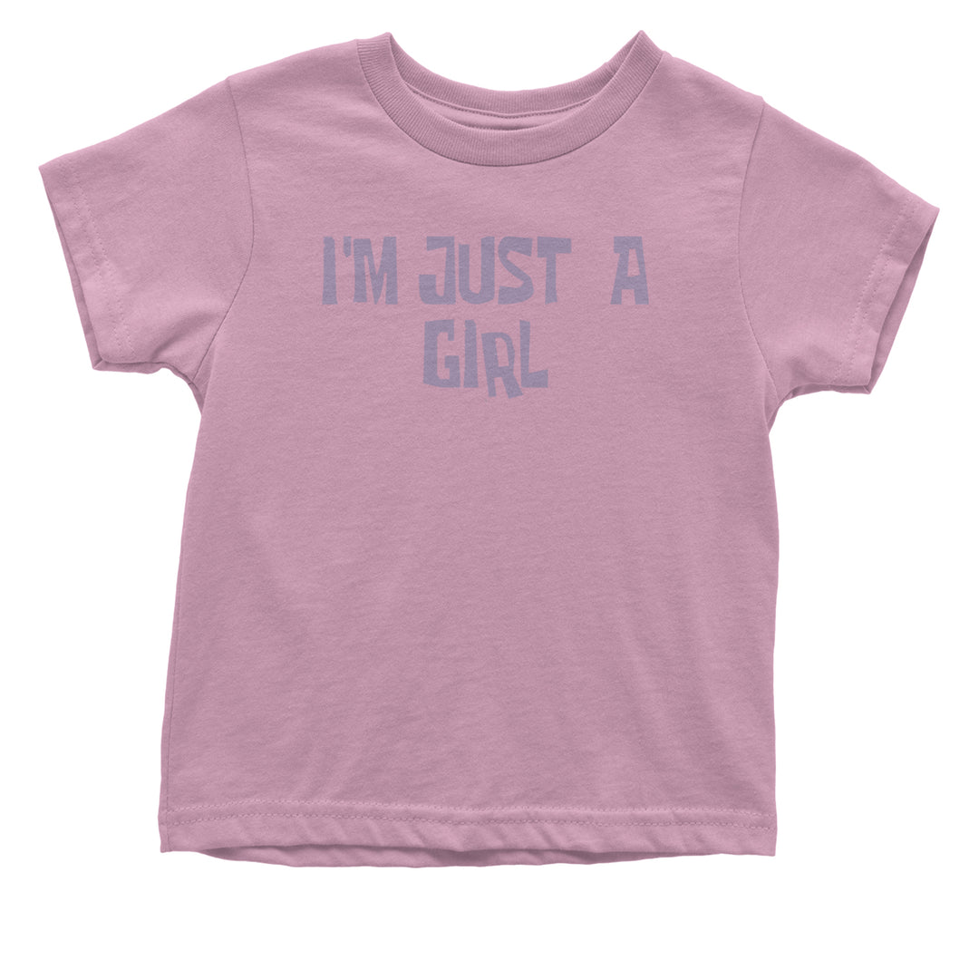 I'm Just A Girl Guts Music Infant One-Piece Romper Bodysuit and Toddler T-shirt Light Pink