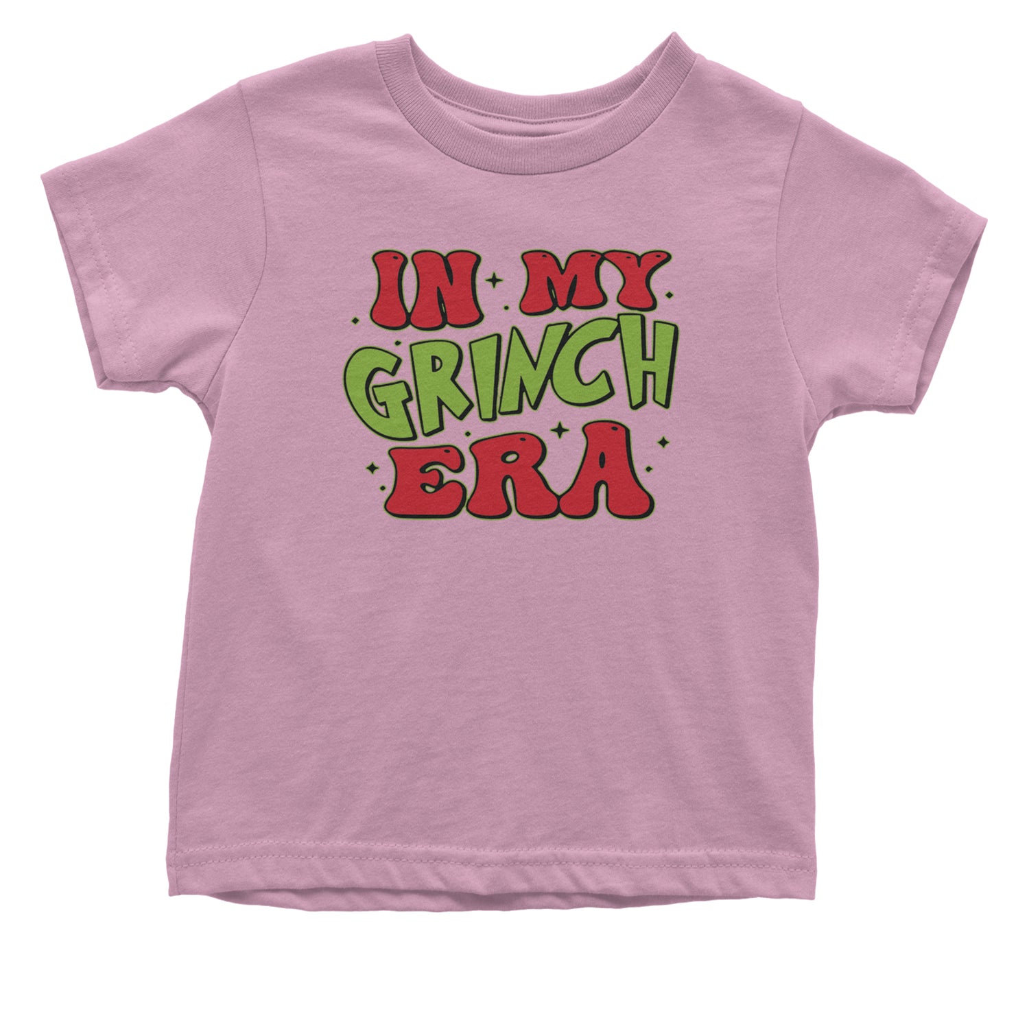 In My Gr-nch Era Jolly Merry Christmas Infant One-Piece Romper Bodysuit and Toddler T-shirt Light Pink