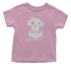 Ork Miniature Tabletop Wargaming Waagh Infant One-Piece Romper Bodysuit and Toddler T-shirt Light Pink