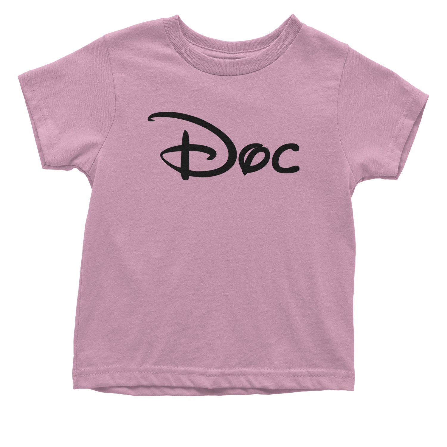 Doc - 7 Dwarfs Costume Infant One-Piece Romper Bodysuit and Toddler T-shirt Light Pink