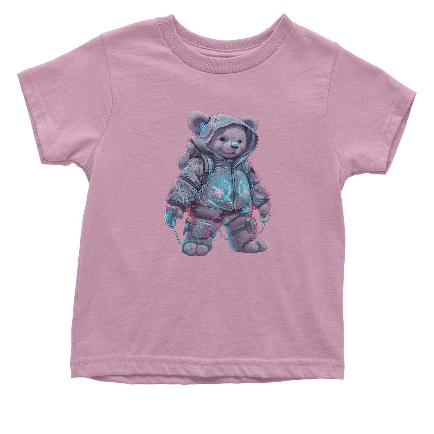 Cyberpunk Adventure Urban Graffiti Bear Infant One-Piece Romper Bodysuit Or Toddler T-shirt Light Pink