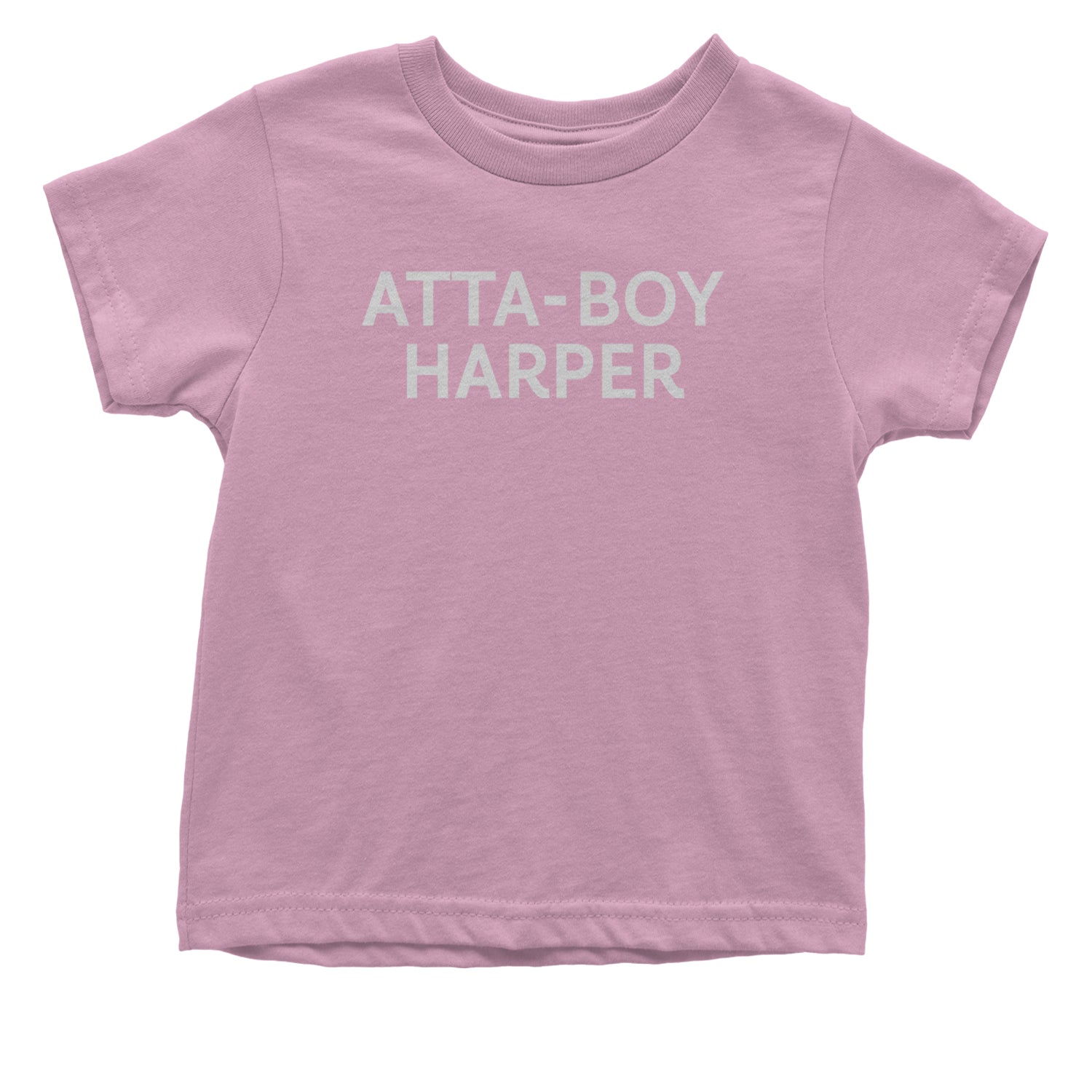 Atta-Boy Harper Philadelphia Infant One-Piece Romper Bodysuit and Toddler T-shirt Light Pink