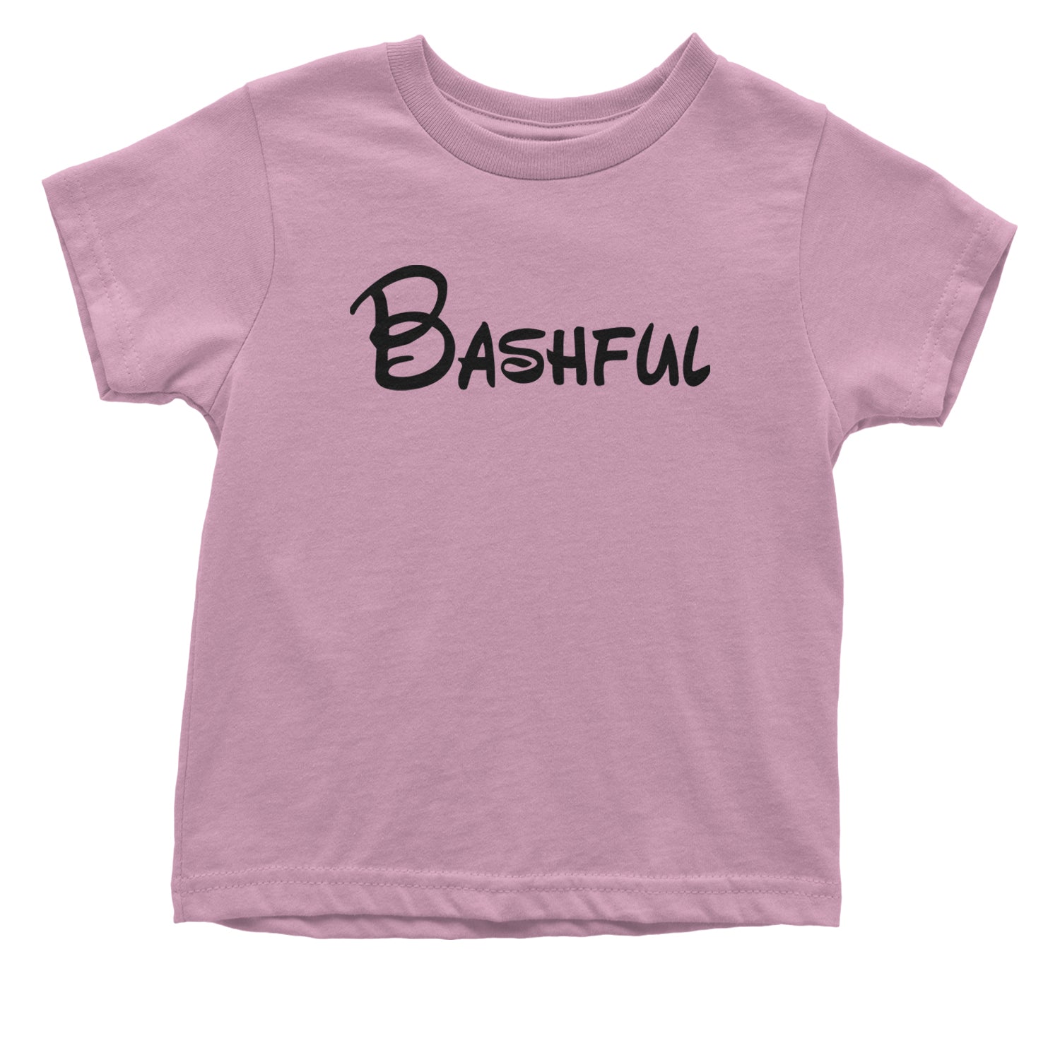 Bashful - 7 Dwarfs Costume Infant One-Piece Romper Bodysuit and Toddler T-shirt Light Pink