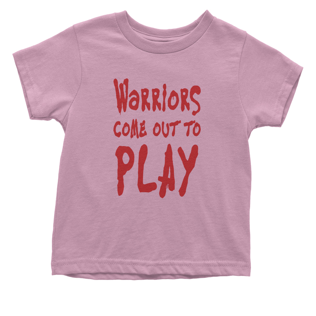 Warriors Come Out To Play  Infant One-Piece Romper Bodysuit and Toddler T-shirt Light Pink