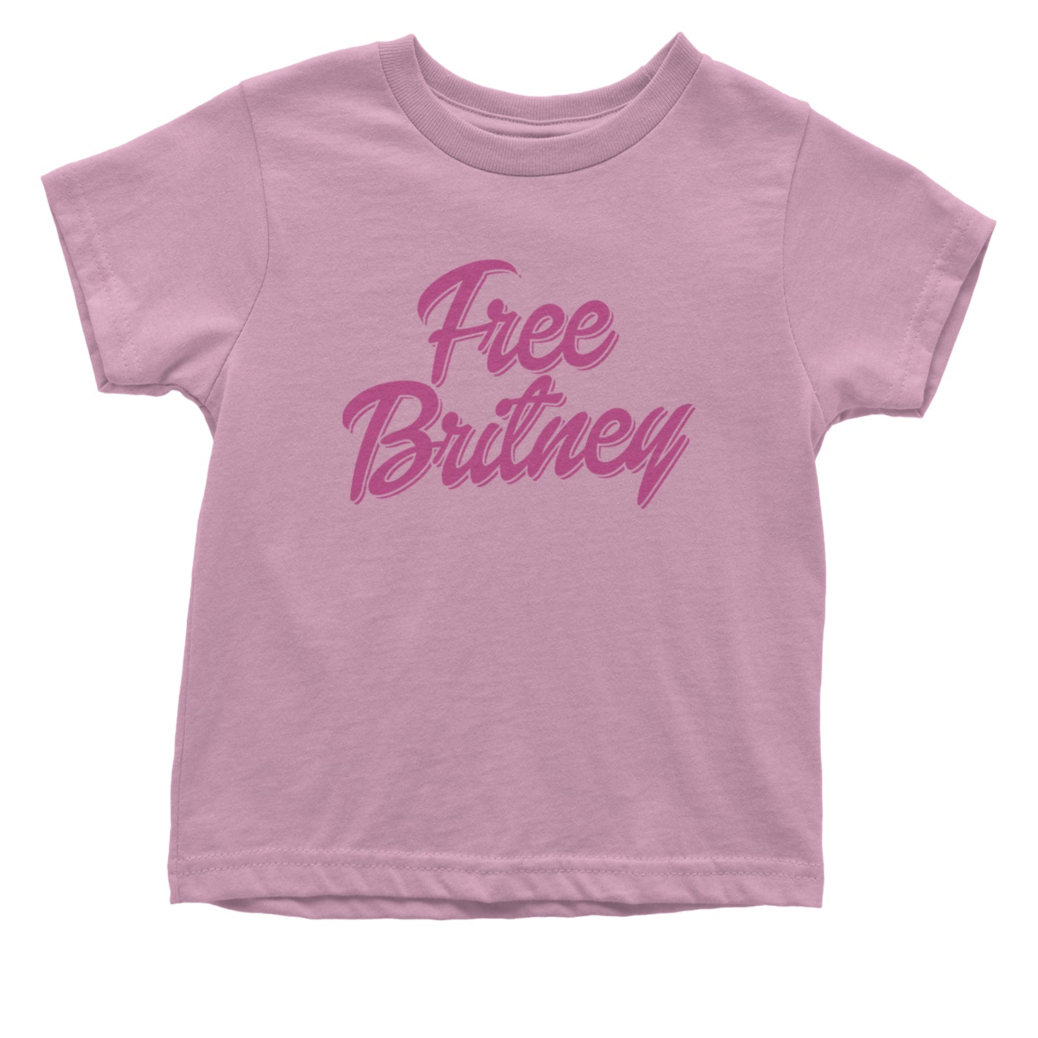 Pink Free Britney Infant One-Piece Romper Bodysuit and Toddler T-shirt Light Pink