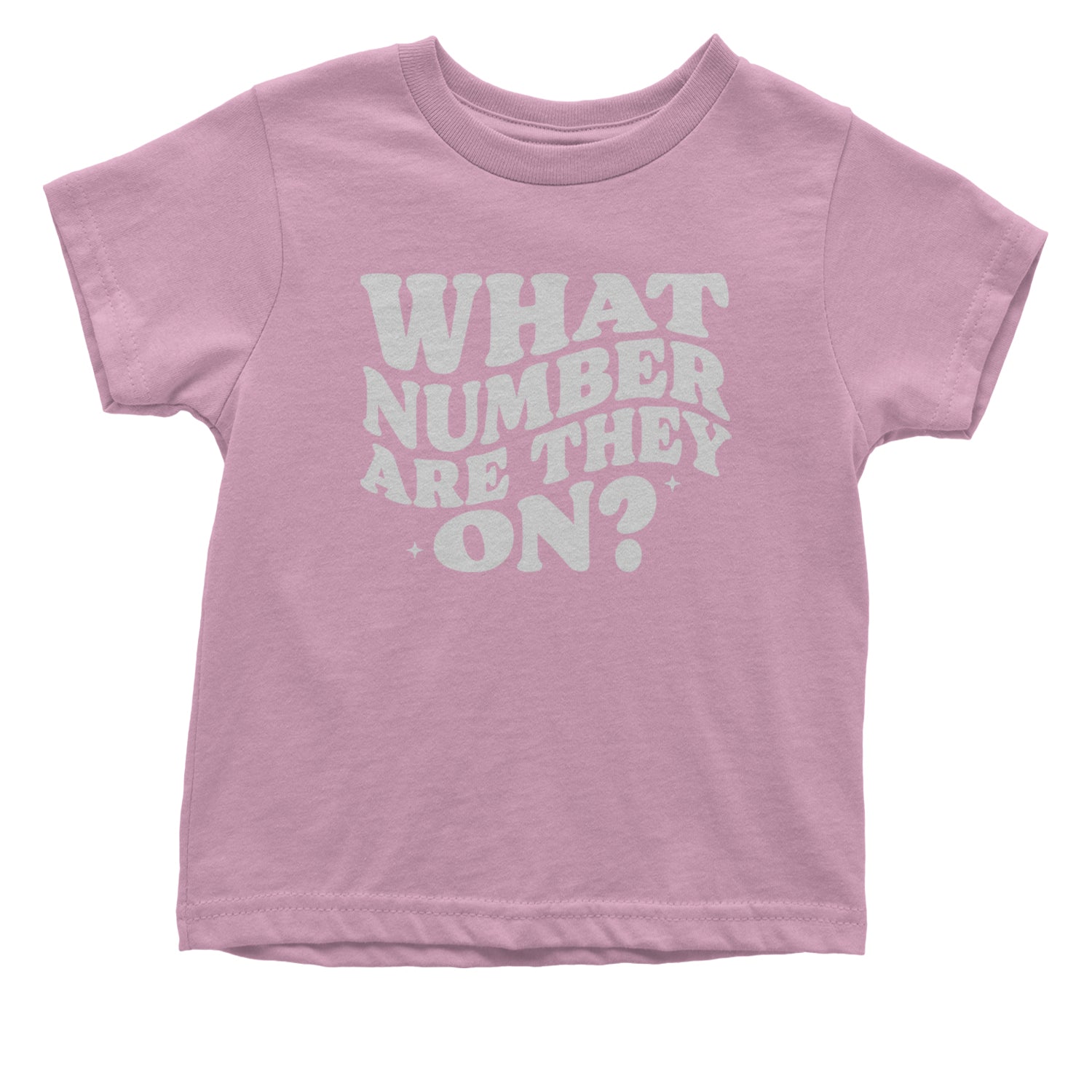 What Number Are They On Dance Infant One-Piece Romper Bodysuit and Toddler T-shirt Light Pink