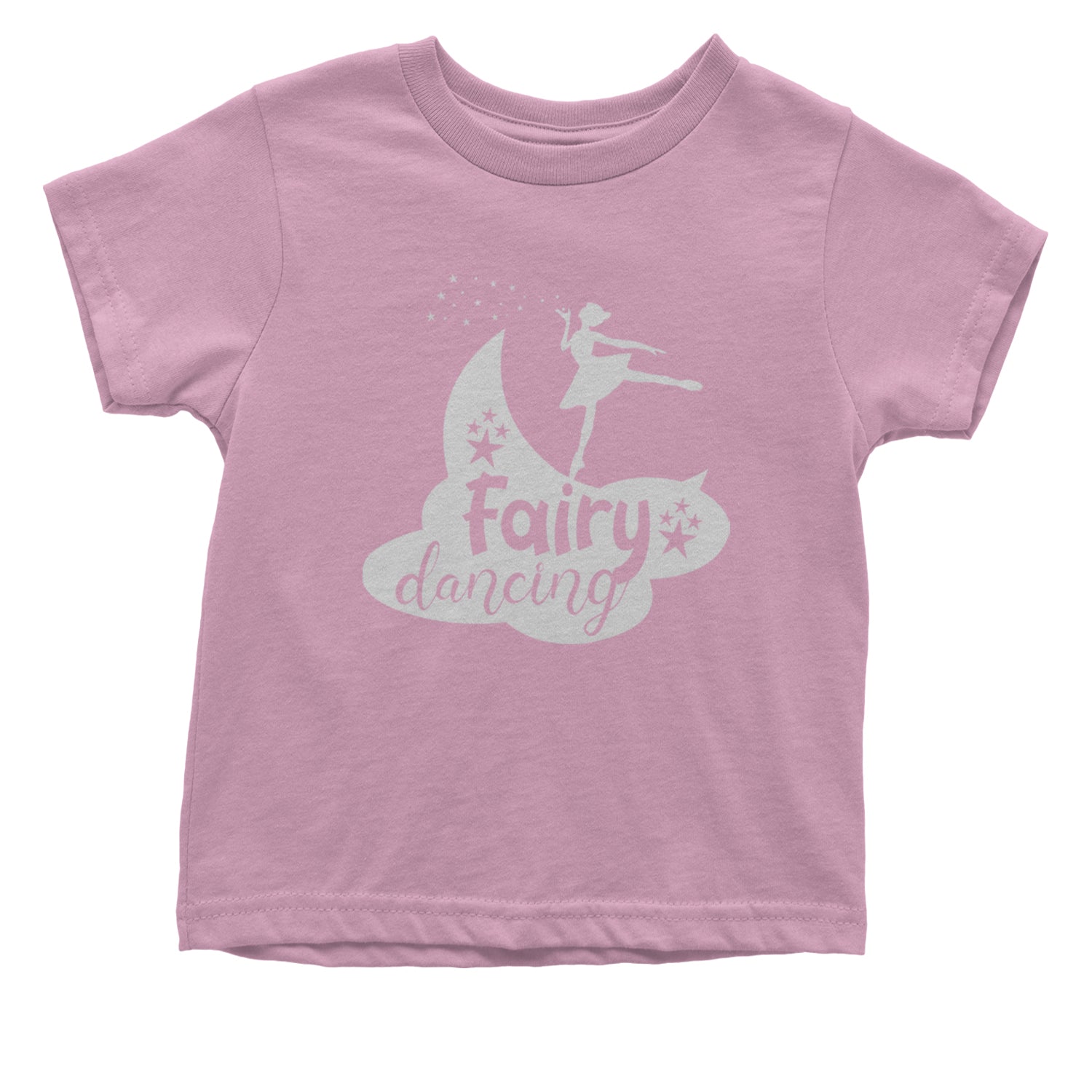 Fairy Dancing Infant One-Piece Romper Bodysuit and Toddler T-shirt Light Pink