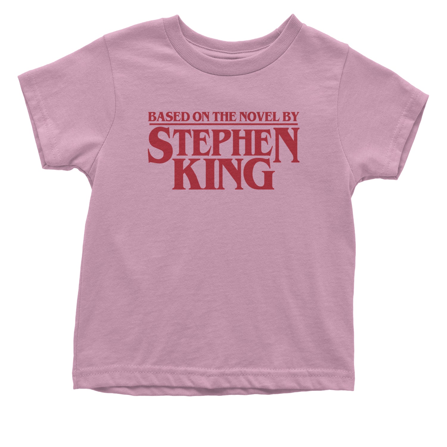 Based On The Novel By Stephen King Infant One-Piece Romper Bodysuit and Toddler T-shirt Light Pink