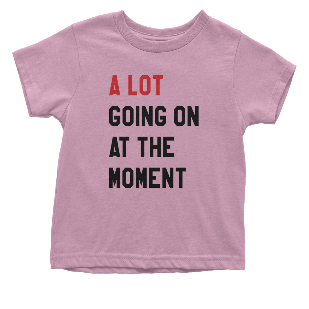 A Lot Going On At The Moment New TTPD Poet Department Infant One-Piece Romper Bodysuit and Toddler T-shirt Light Pink