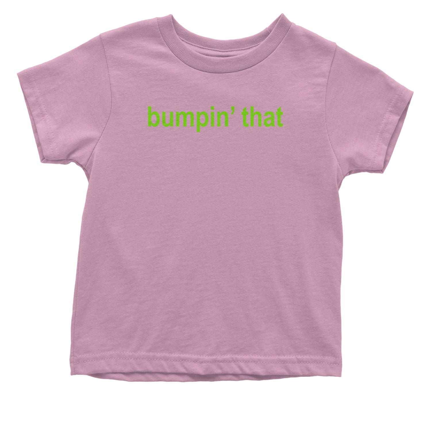 Bumpin' That Brat Music Infant One-Piece Romper Bodysuit and Toddler T-shirt Light Pink