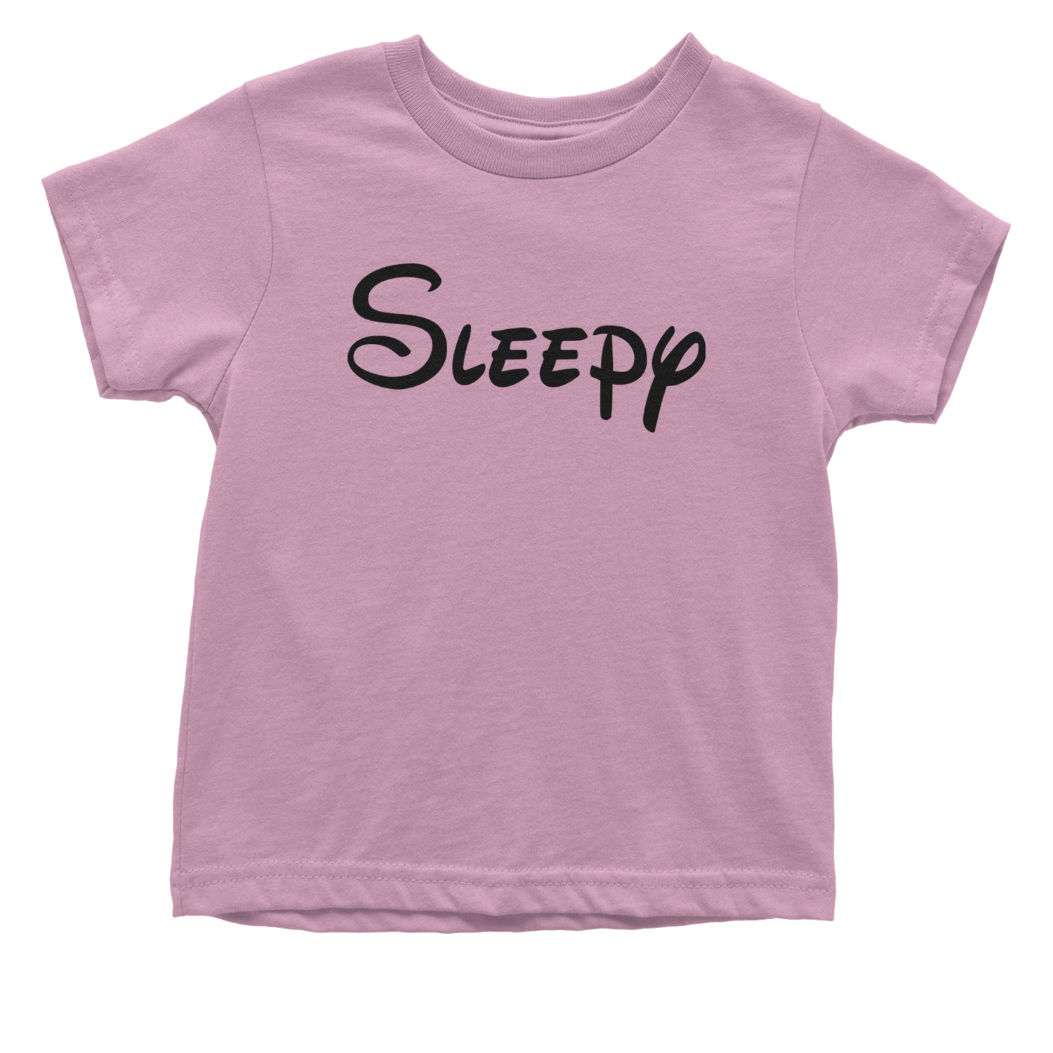 Sleepy - 7 Dwarfs Costume Infant One-Piece Romper Bodysuit and Toddler T-shirt Light Pink