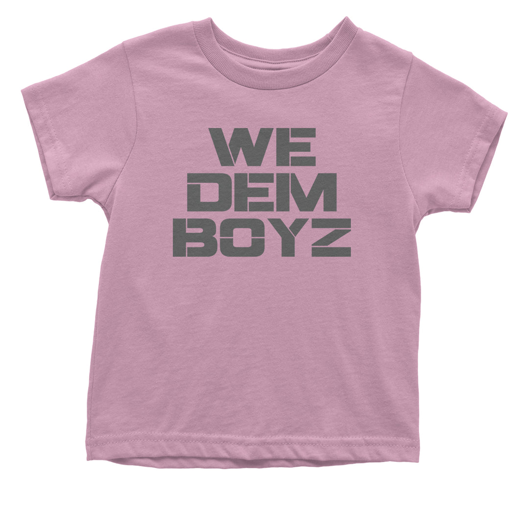 WE Dem Boys Dallas  Infant One-Piece Romper Bodysuit and Toddler T-shirt Light Pink
