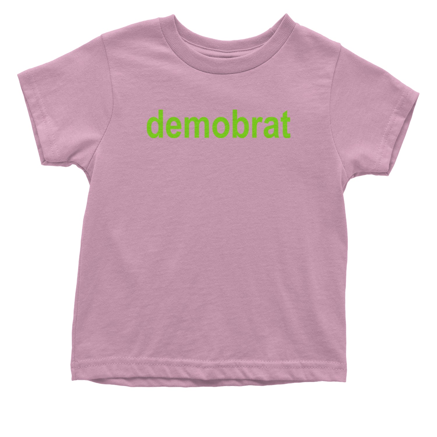 Demobrat Kamala Is Brat Vote Democrat Infant One-Piece Romper Bodysuit and Toddler T-shirt Light Pink