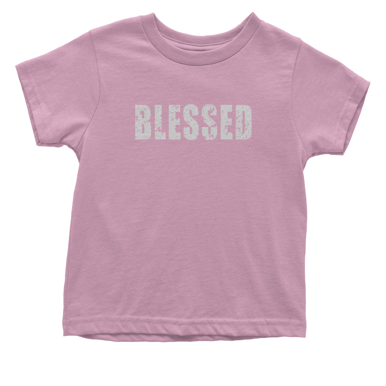 Blessed Religious Grateful Thankful Infant One-Piece Romper Bodysuit and Toddler T-shirt Light Pink