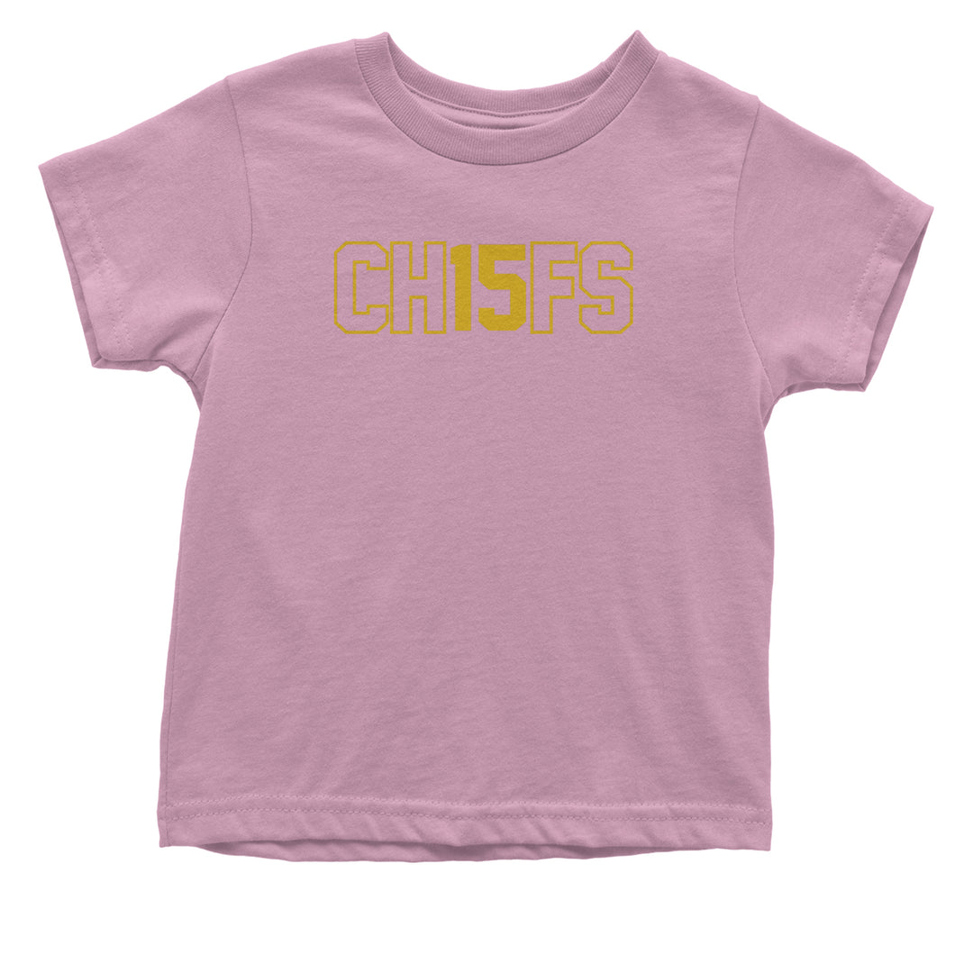 Ch15fs Chief 15 Shirt Infant One-Piece Romper Bodysuit and Toddler T-shirt Light Pink