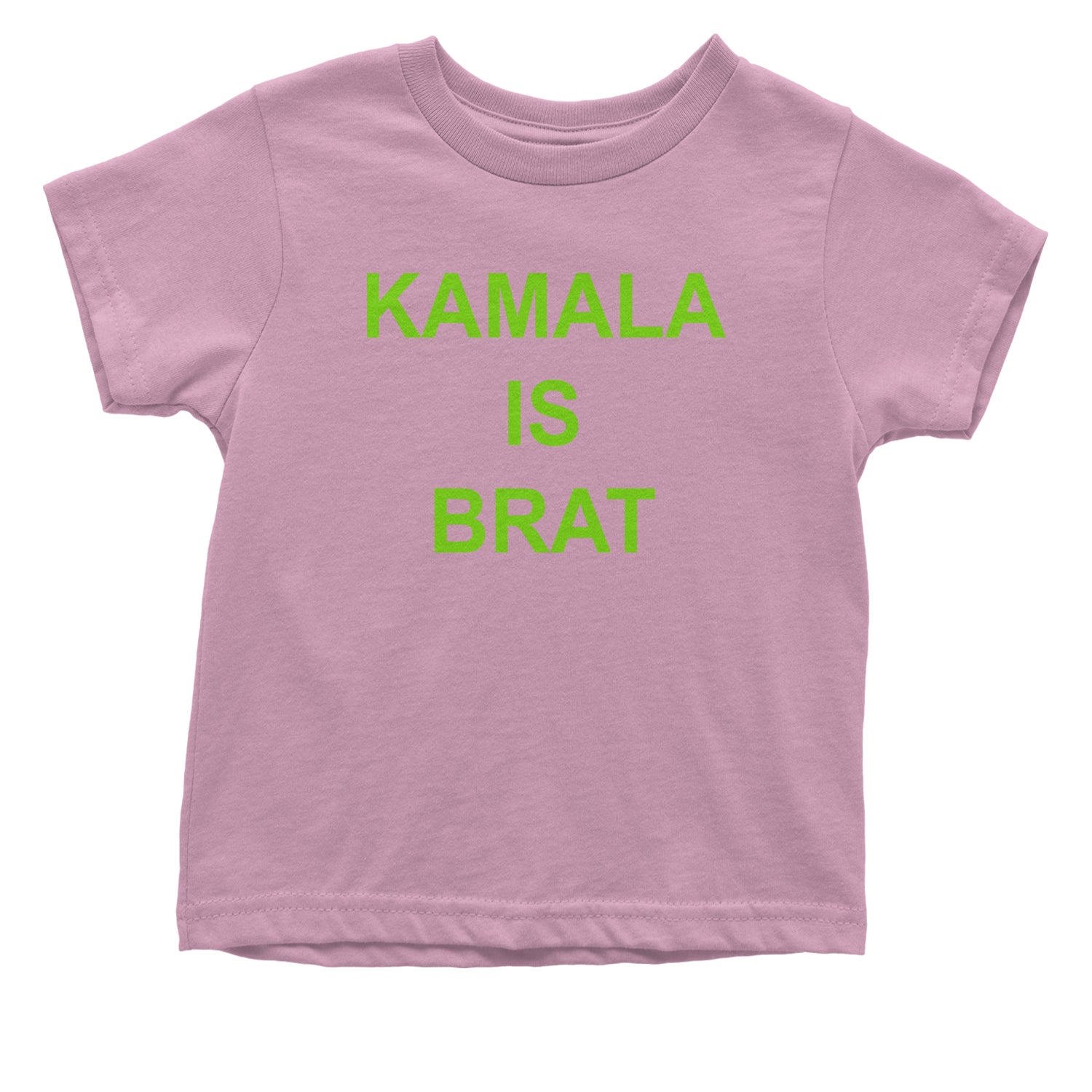 Kamala Is Brat - President Harris 2024 Infant One-Piece Romper Bodysuit and Toddler T-shirt Light Pink