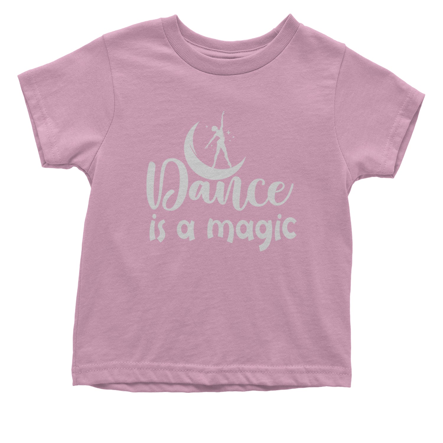 Dance Is Magic Infant One-Piece Romper Bodysuit and Toddler T-shirt Light Pink