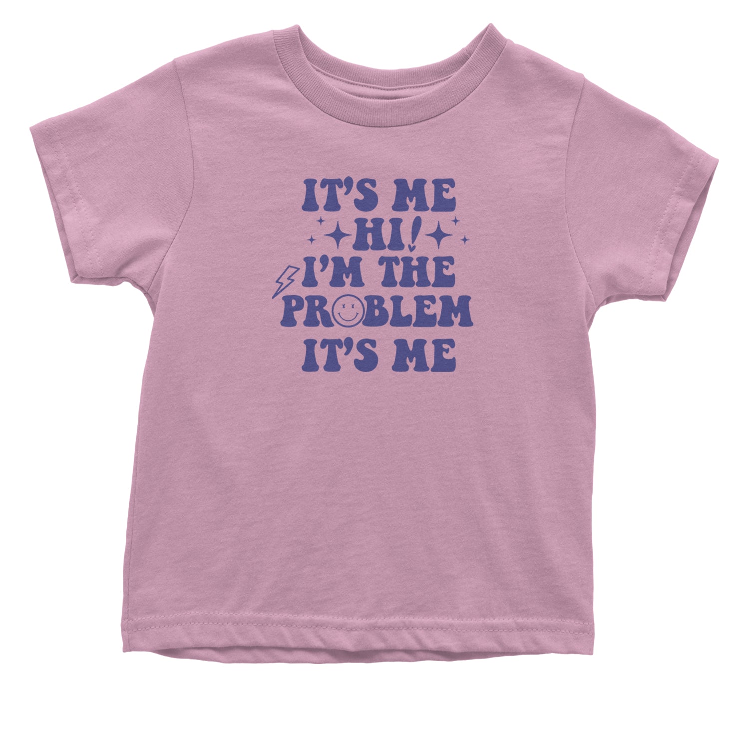 It's Me Hi I'm The Problem Infant One-Piece Romper Bodysuit and Toddler T-shirt Light Pink