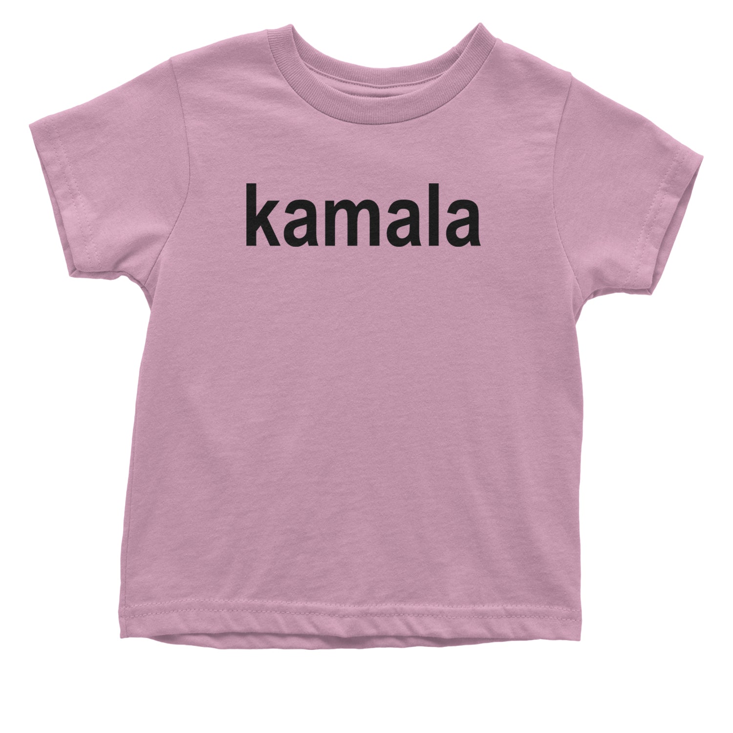 Kamala Black Print Kamala Harris For President Infant One-Piece Romper Bodysuit and Toddler T-shirt Light Pink