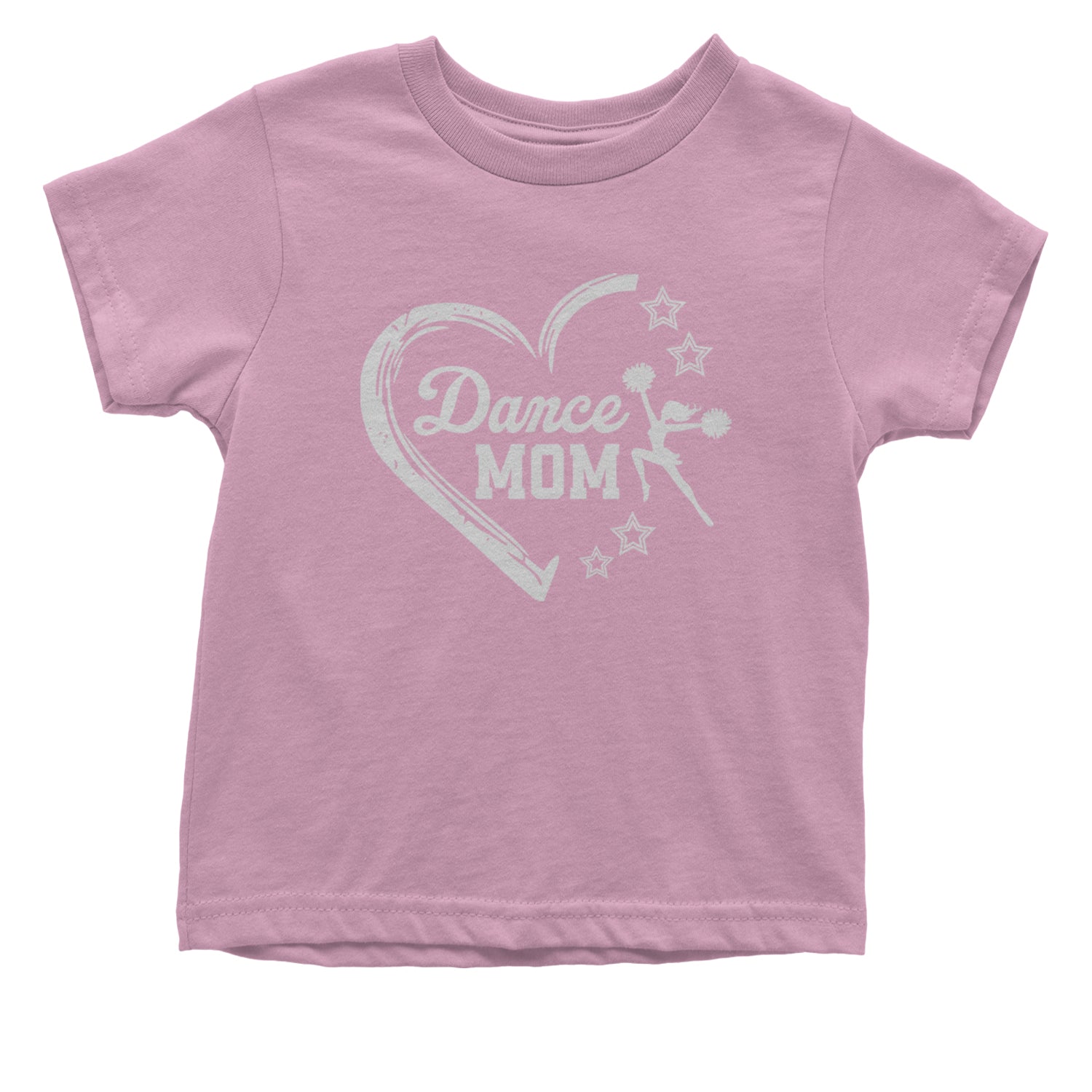 Heart Dance Mom Love Infant One-Piece Romper Bodysuit and Toddler T-shirt Light Pink