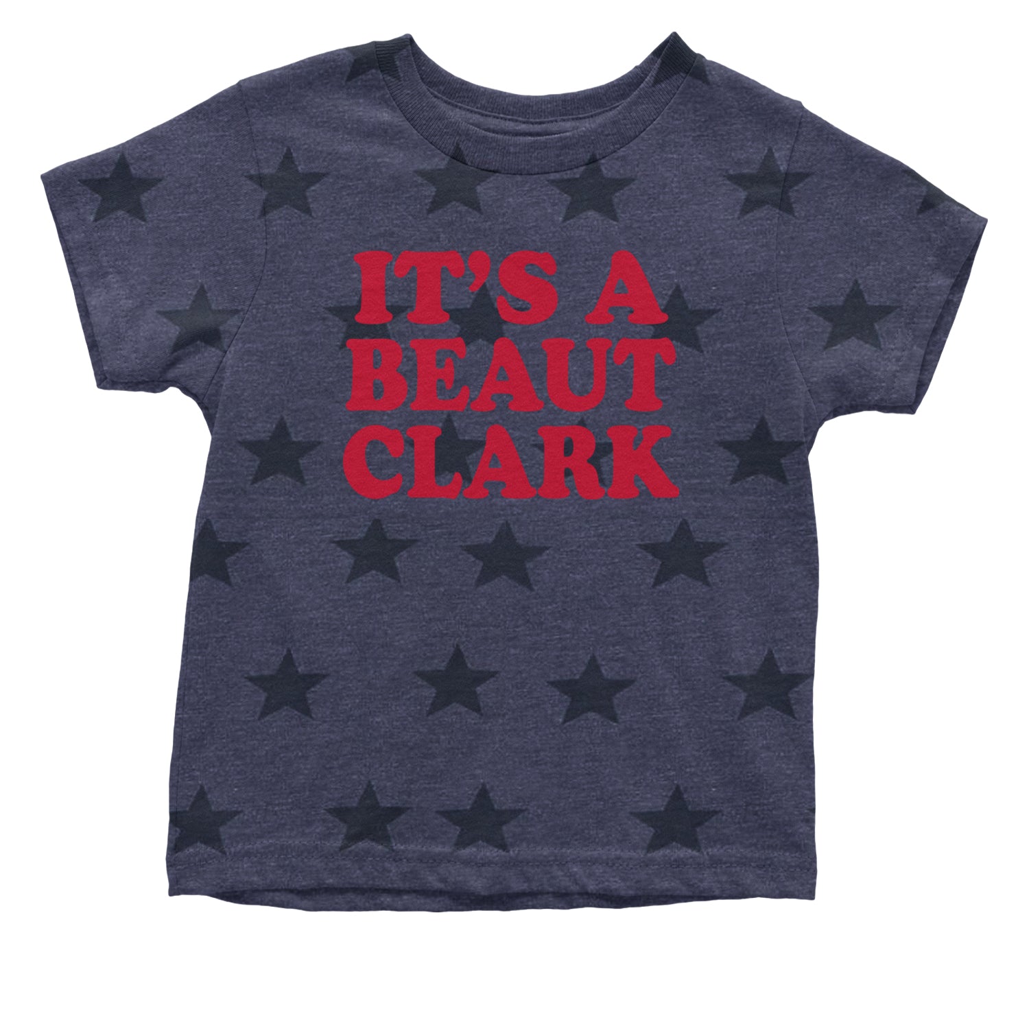 It's a Beaut Clark Festive Christmas Infant One-Piece Romper Bodysuit and Toddler T-shirt Navy Blue STAR