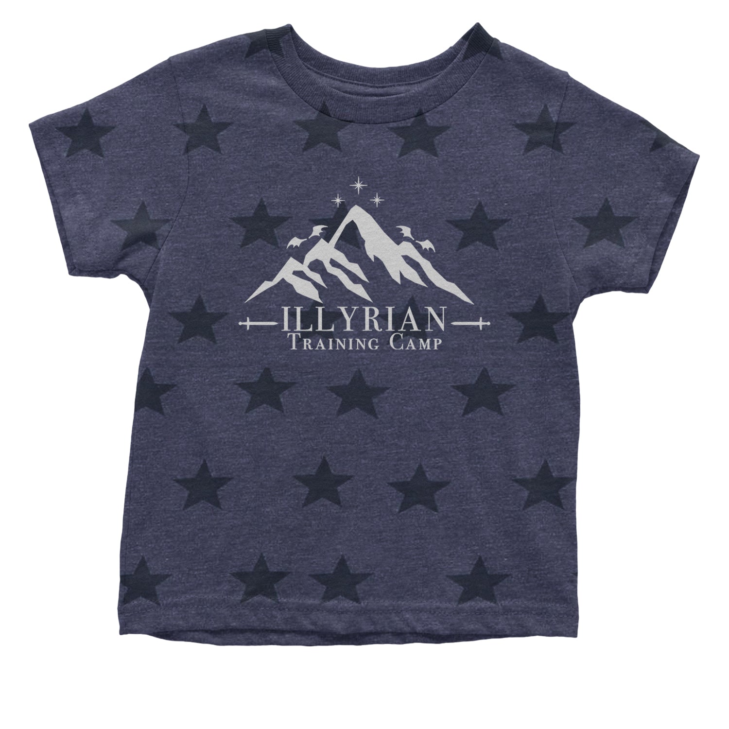 Illyrian Training Camp Night Court Infant One-Piece Romper Bodysuit and Toddler T-shirt Navy Blue STAR