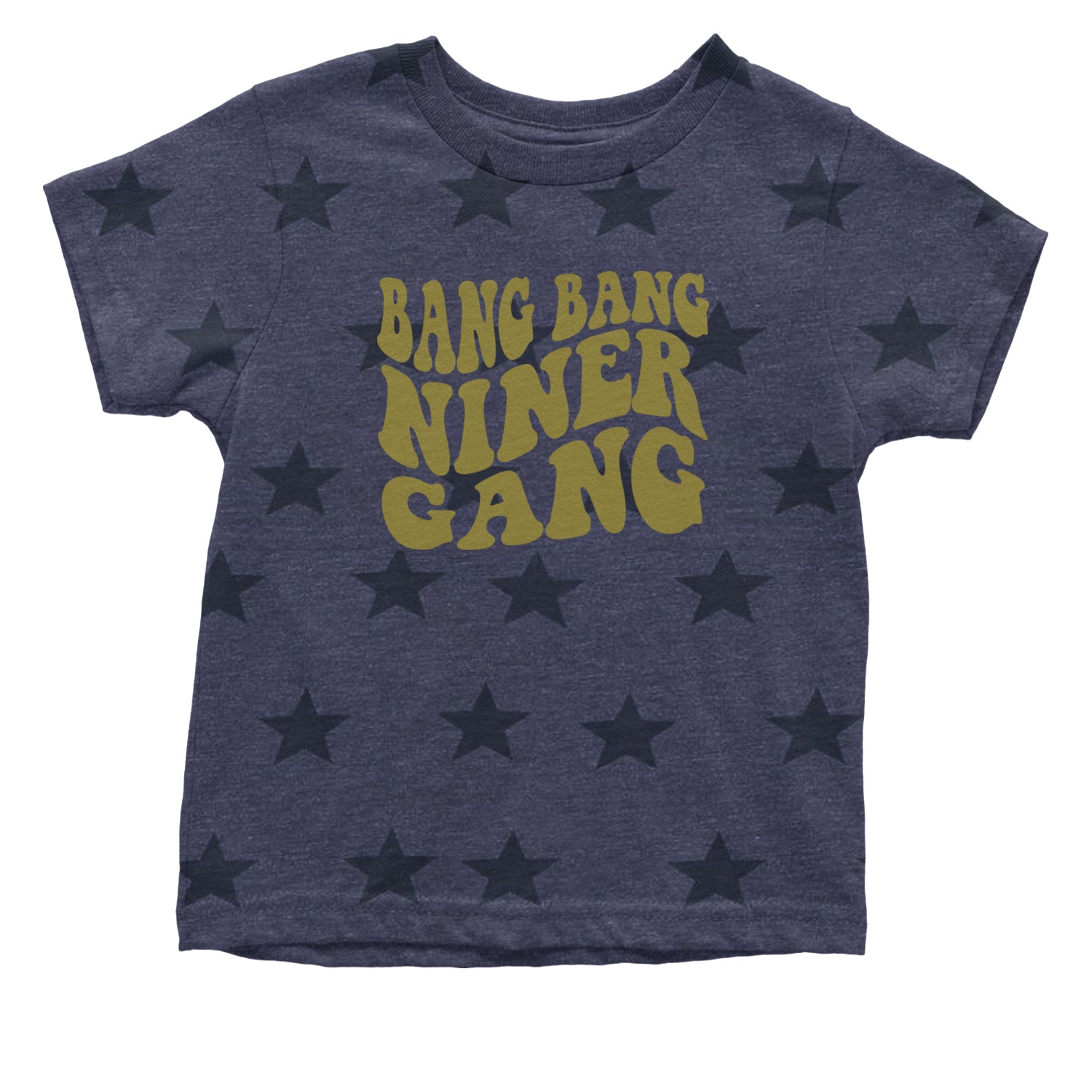 WAVE Bang Bang Nin-r Gang San Francisco Infant One-Piece Romper Bodysuit and Toddler T-shirt Navy Blue STAR