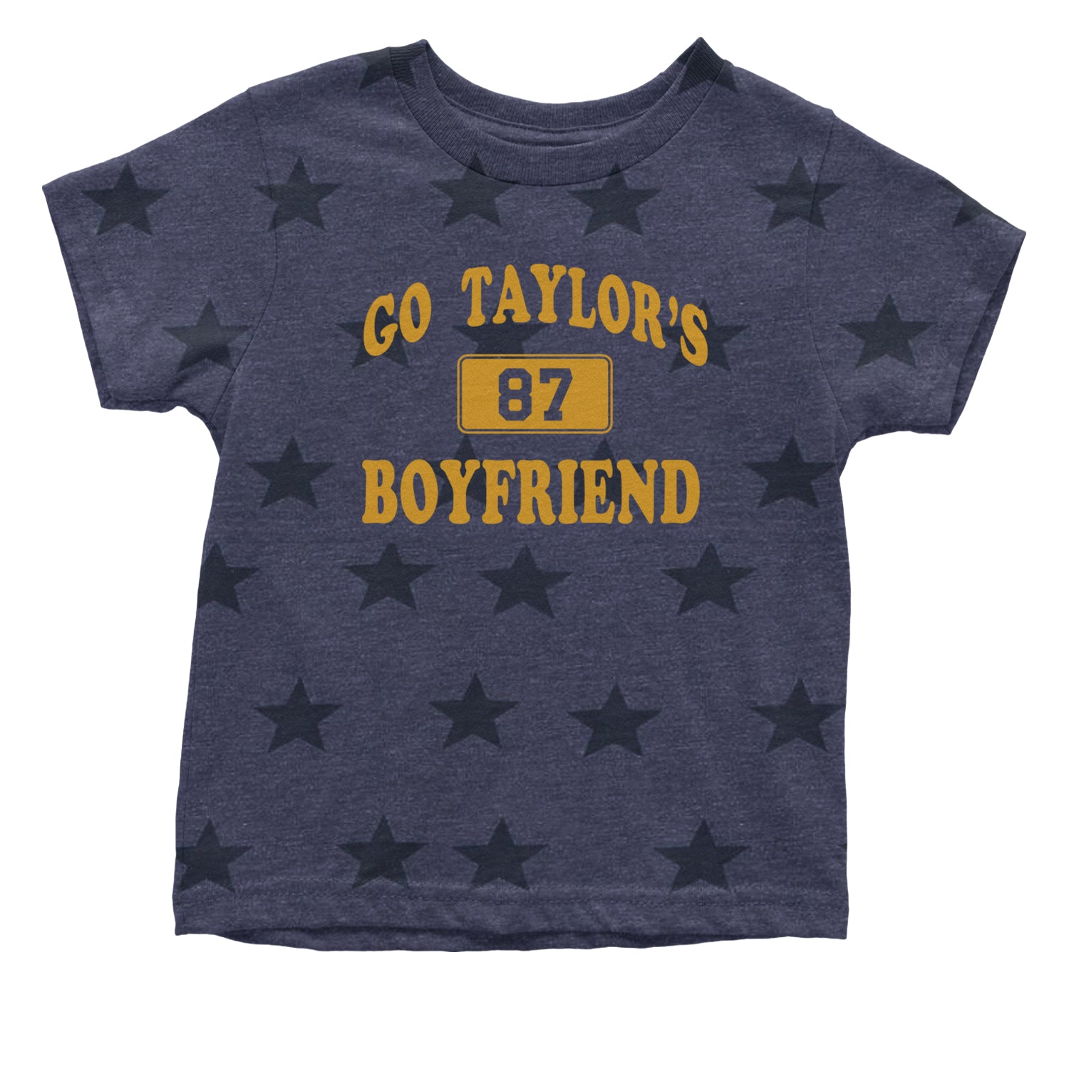 Go Taylor's Boyfriend Kansas City Infant One-Piece Romper Bodysuit and Toddler T-shirt Navy Blue STAR