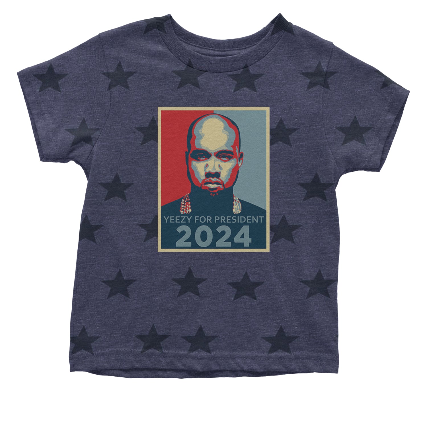 Yeezus For President Vote for Ye Infant One-Piece Romper Bodysuit and Toddler T-shirt Navy Blue STAR