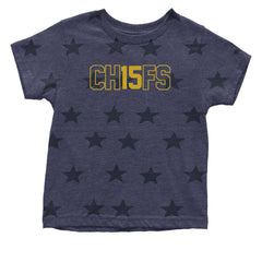 Ch15fs Chief 15 Shirt Infant One-Piece Romper Bodysuit and Toddler T-shirt Navy Blue STAR