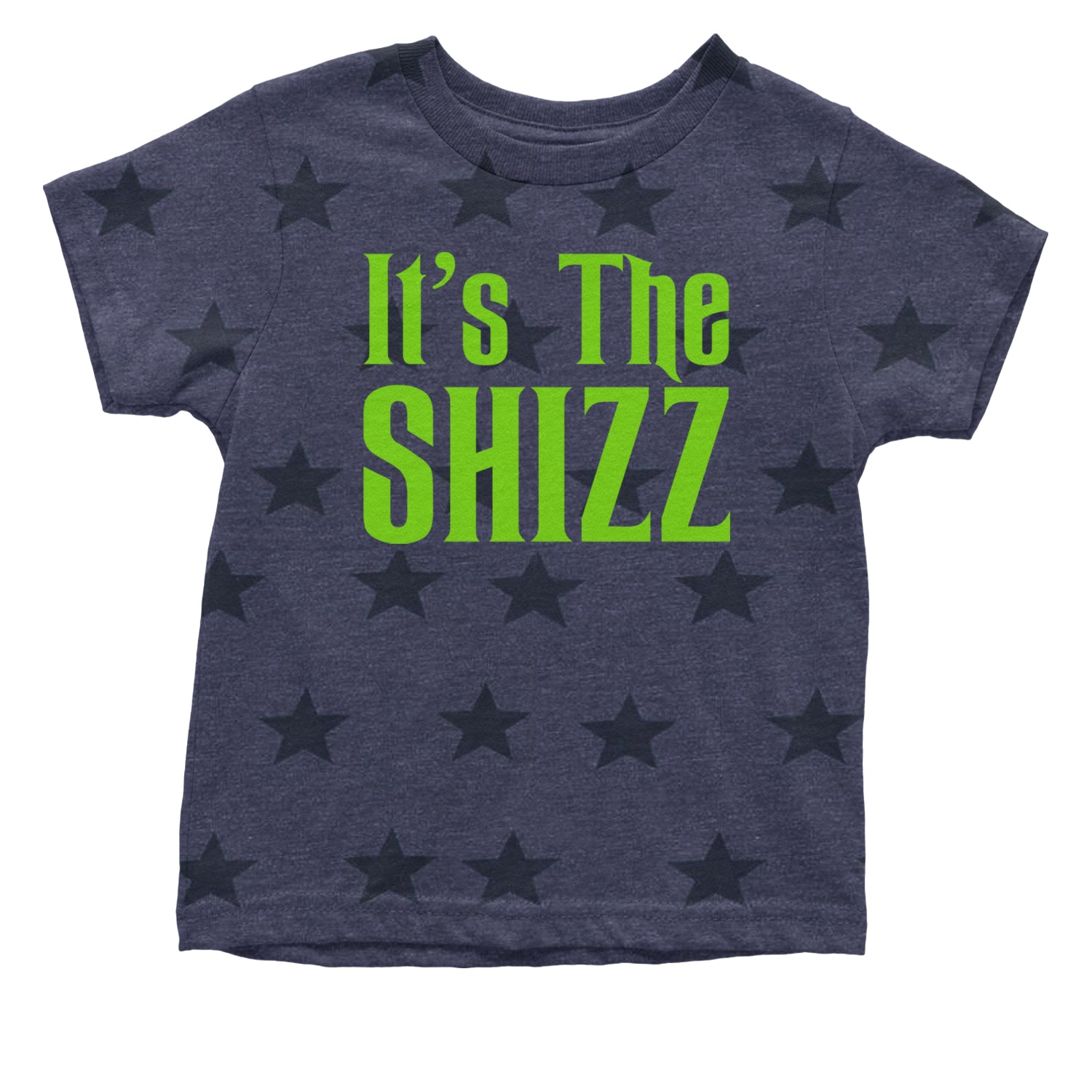 It's The Shizz Magical Infant One-Piece Romper Bodysuit and Toddler T-shirt Navy Blue STAR