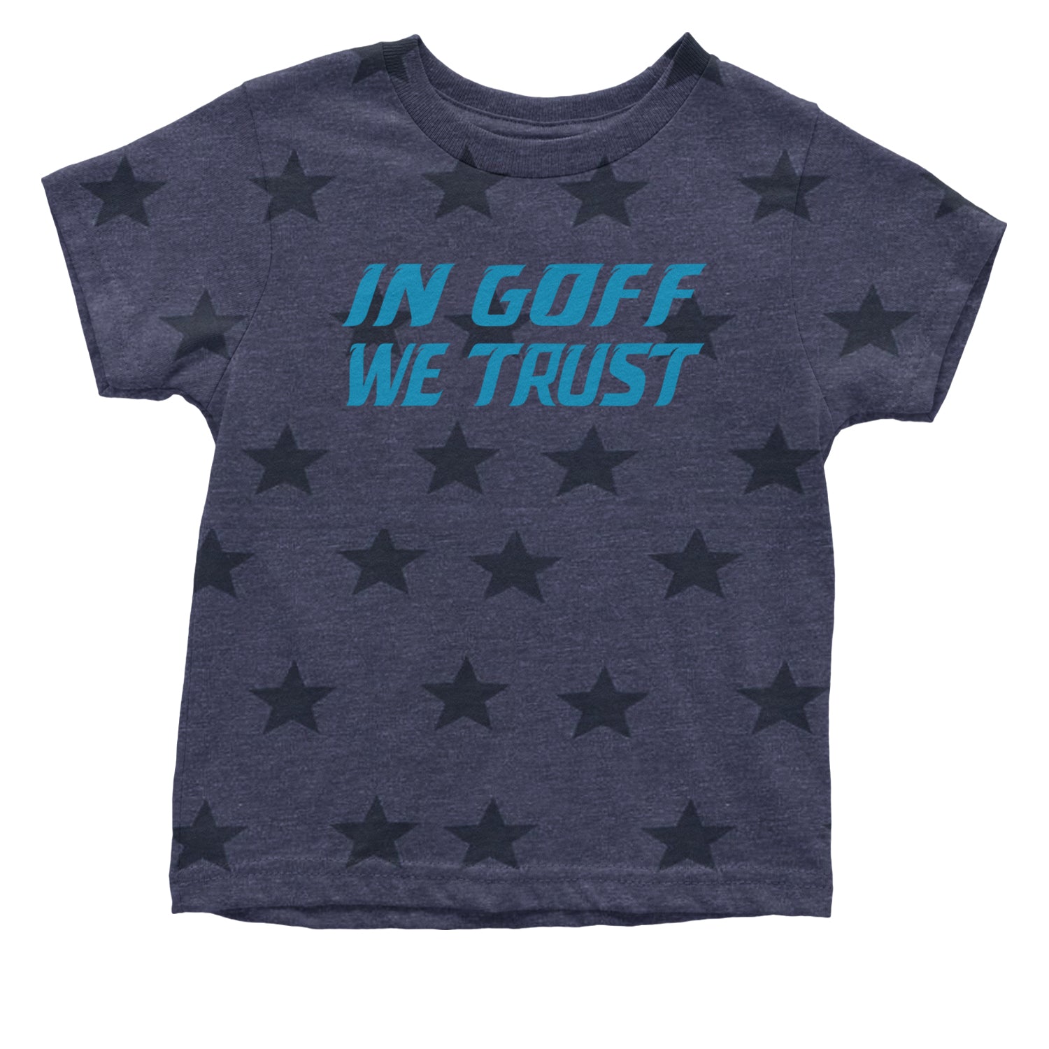 In Goff We Trust Detroit Infant One-Piece Romper Bodysuit and Toddler T-shirt Navy Blue STAR