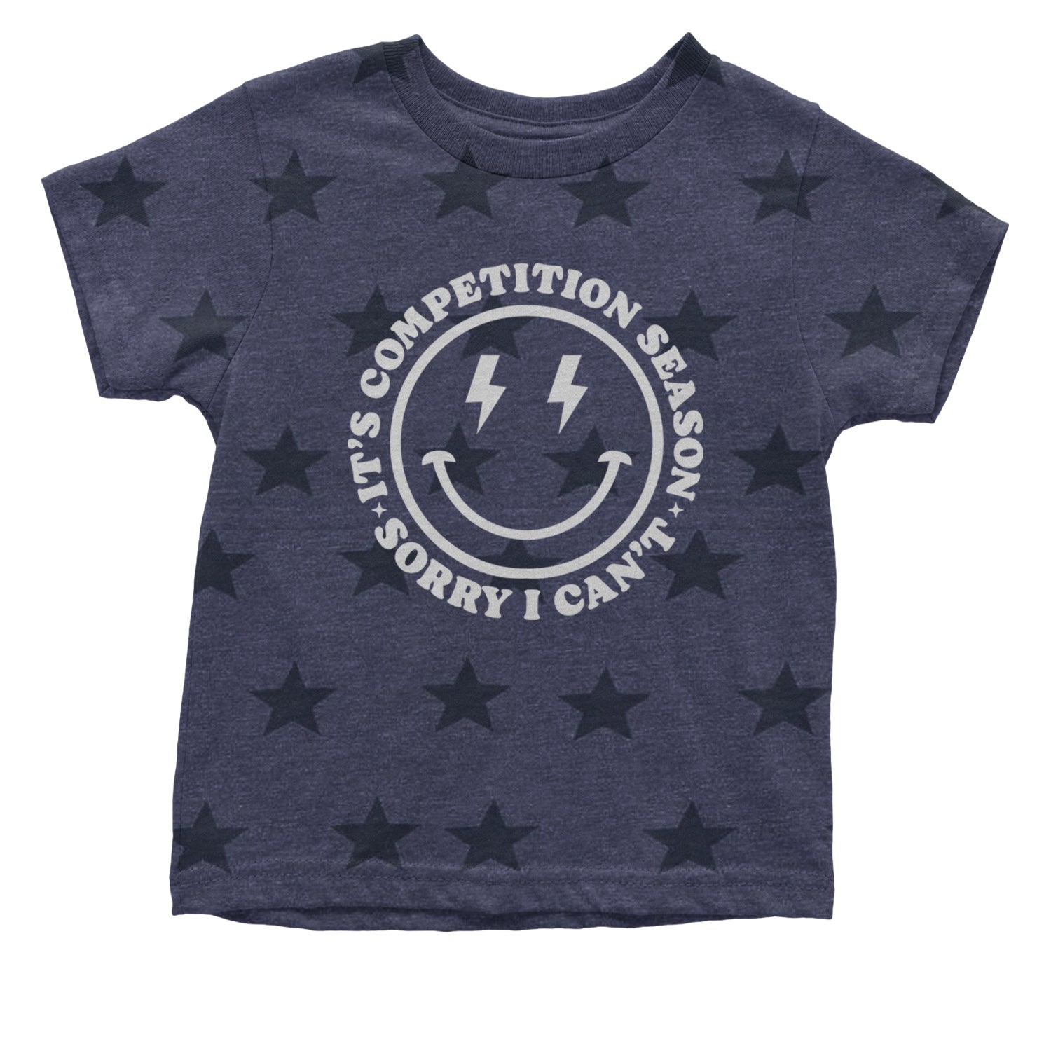 Sorry I Can't, It's Competition Season Infant One-Piece Romper Bodysuit and Toddler T-shirt Navy Blue STAR