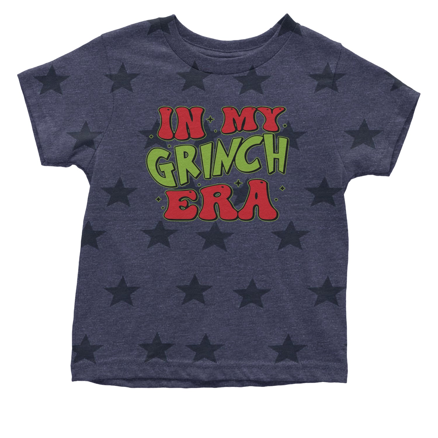 In My Gr-nch Era Jolly Merry Christmas Infant One-Piece Romper Bodysuit and Toddler T-shirt Navy Blue STAR