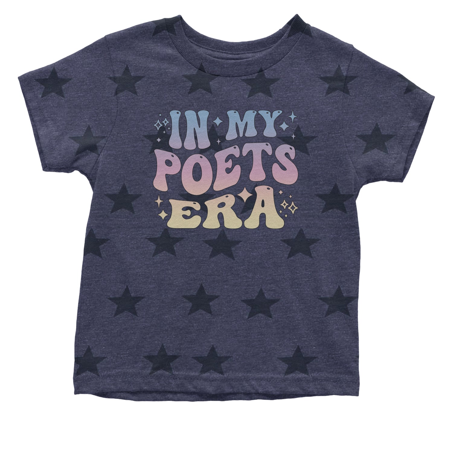 In My Poet Era Tie Dye TTPD Music Infant One-Piece Romper Bodysuit and Toddler T-shirt Navy Blue STAR