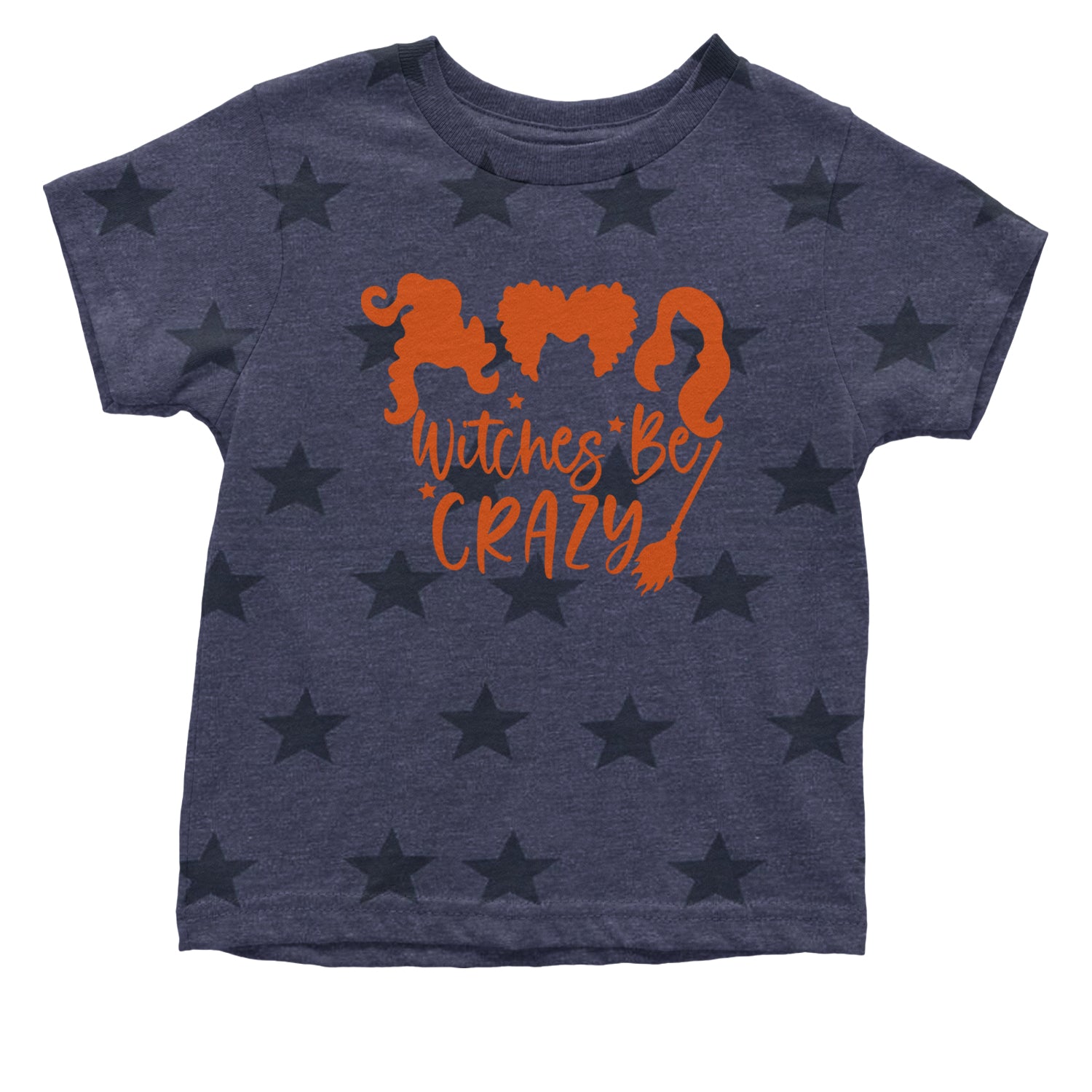 Witches Be Crazy Hocus Pocus Infant One-Piece Romper Bodysuit and Toddler T-shirt Navy Blue STAR