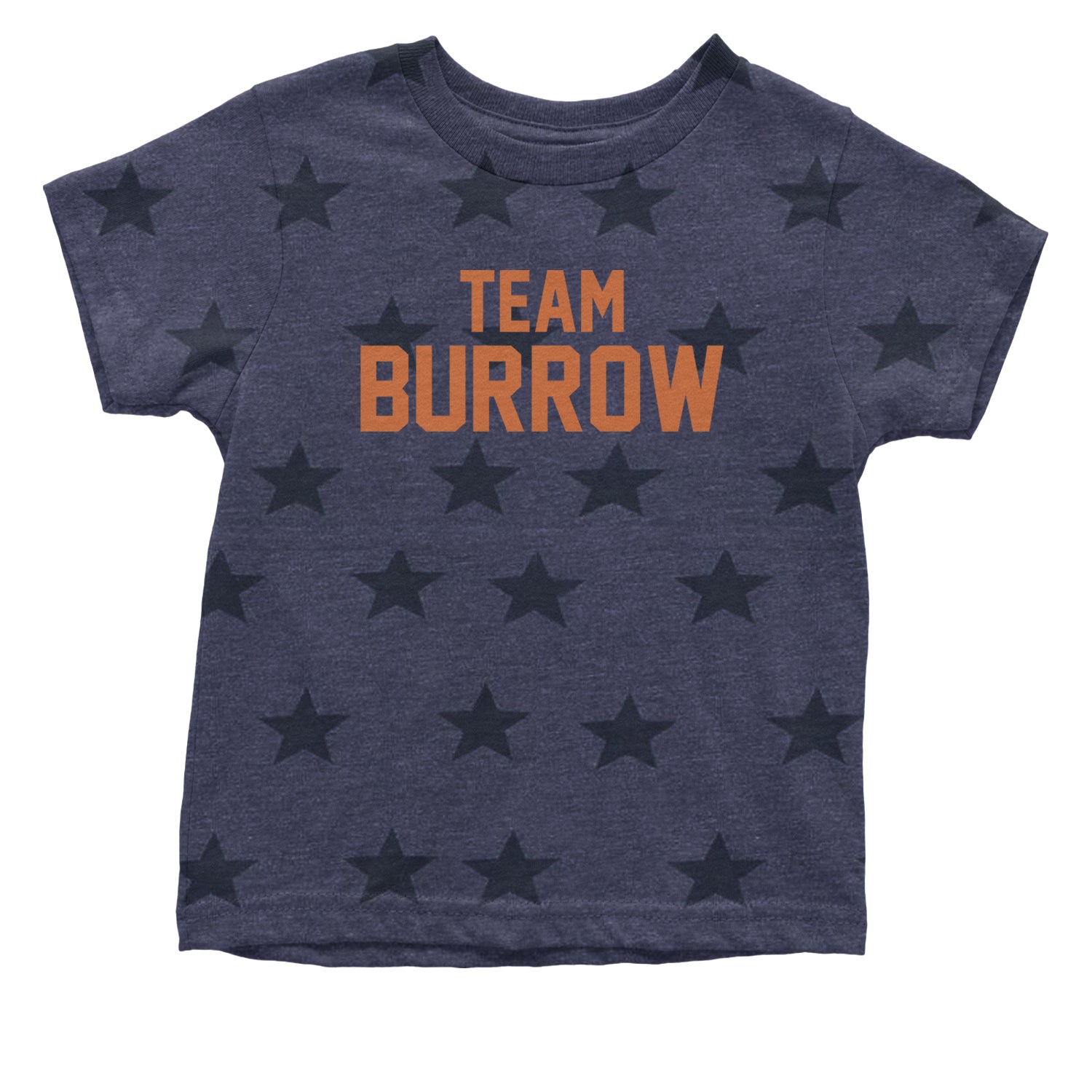 Team Burrow Cincinnati Infant One-Piece Romper Bodysuit and Toddler T-shirt Navy Blue STAR