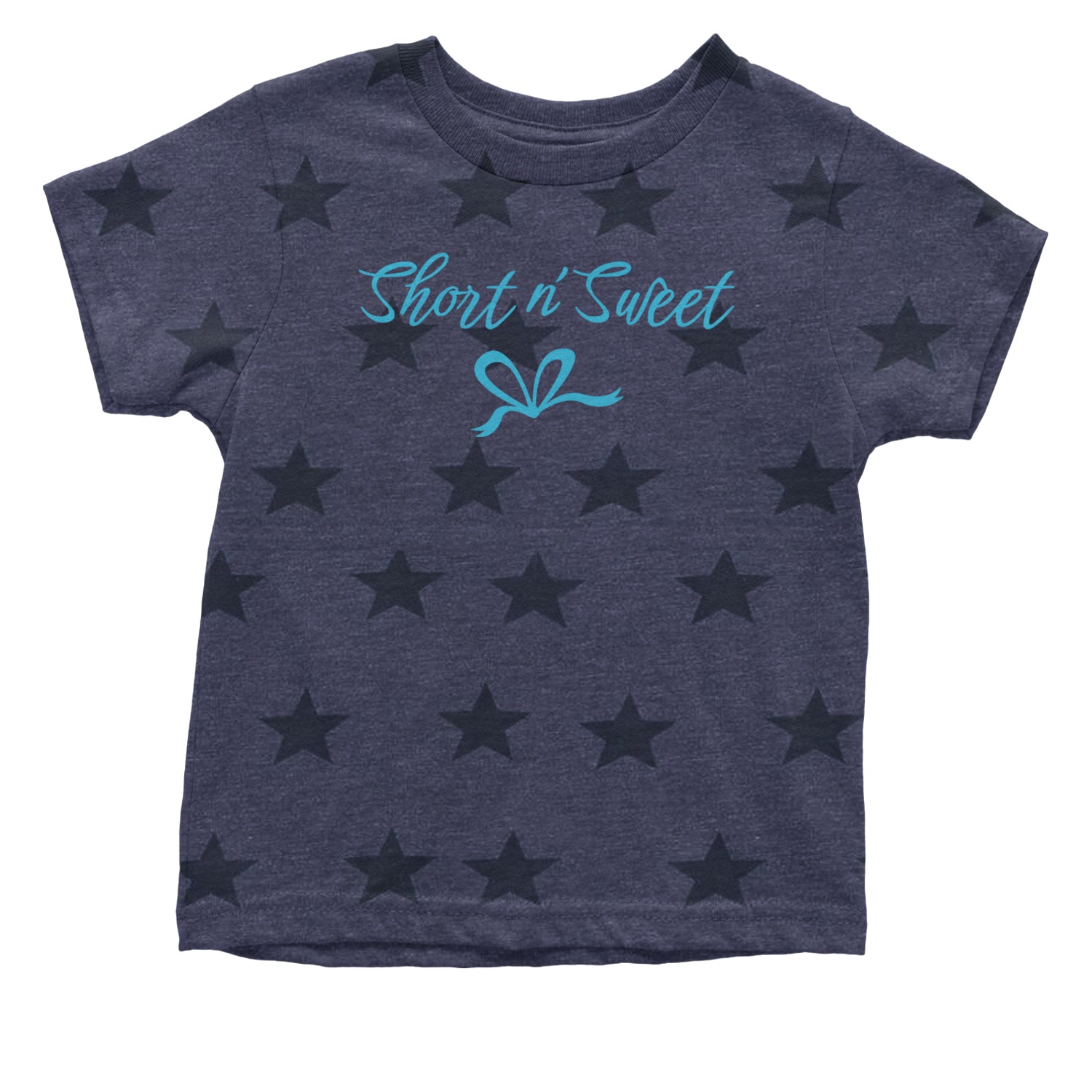 Bow Short N' Sweet Music Infant One-Piece Romper Bodysuit and Toddler T-shirt Navy Blue STAR