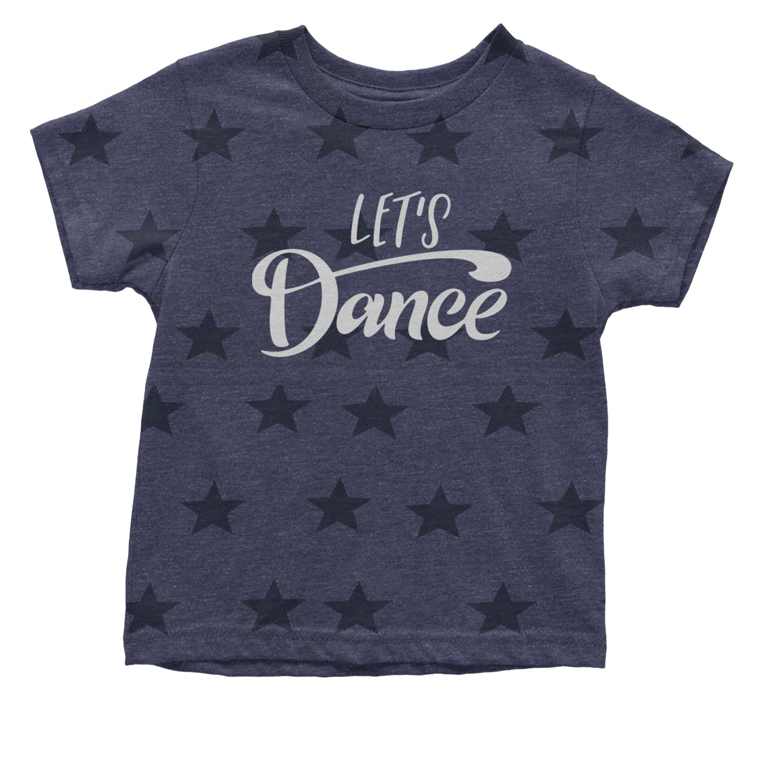 Let's Dance Infant One-Piece Romper Bodysuit and Toddler T-shirt Navy Blue STAR