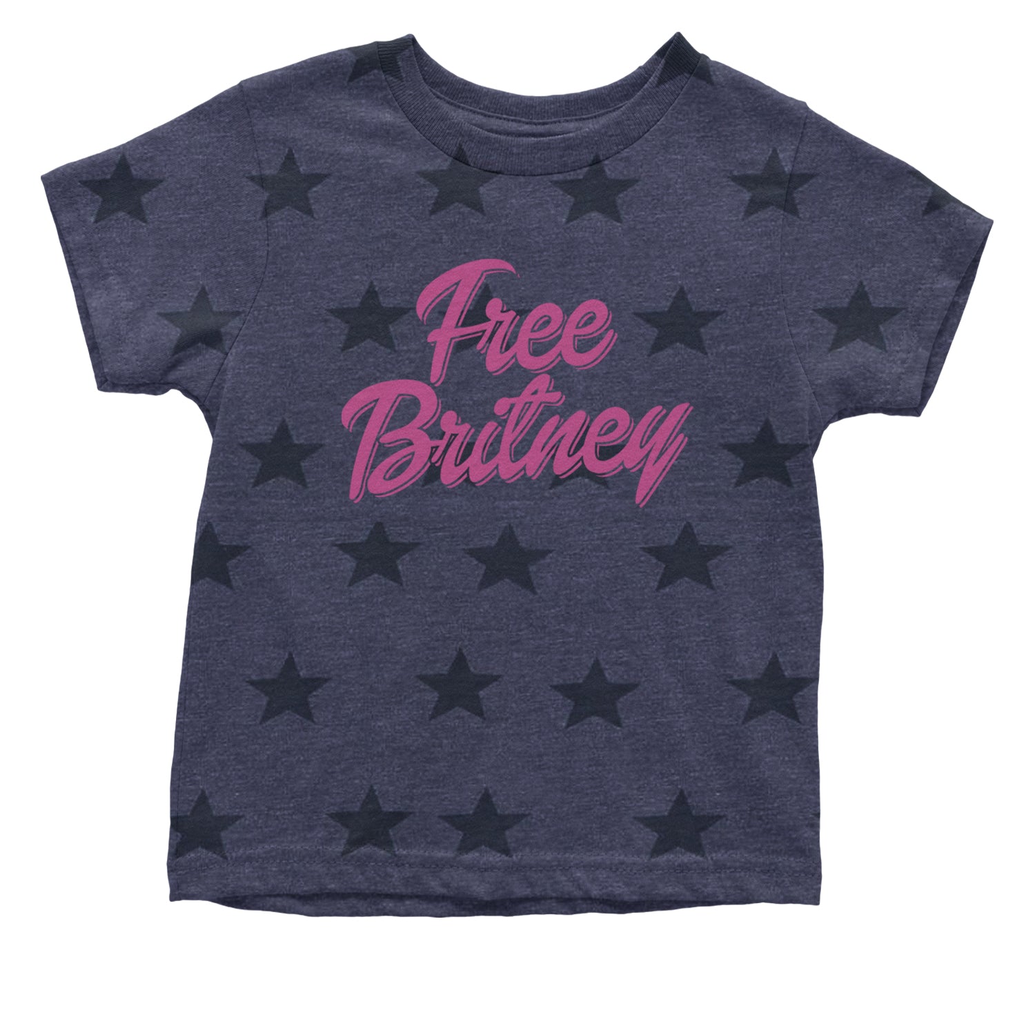 Pink Free Britney Infant One-Piece Romper Bodysuit and Toddler T-shirt Navy Blue STAR