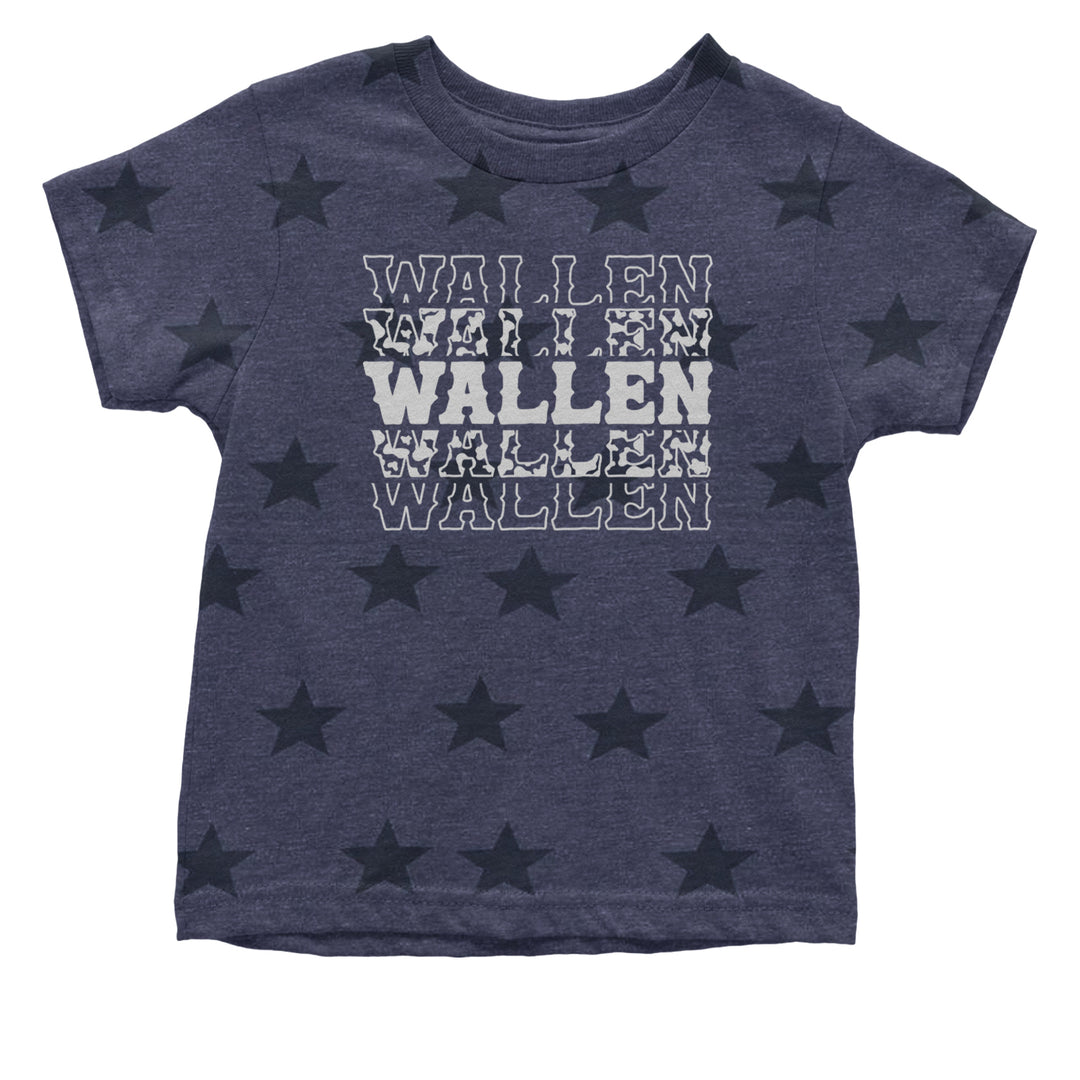 Wallen Country Music Western Infant One-Piece Romper Bodysuit and Toddler T-shirt Navy Blue STAR