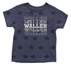 Wallen Country Music Western Infant One-Piece Romper Bodysuit and Toddler T-shirt Navy Blue STAR