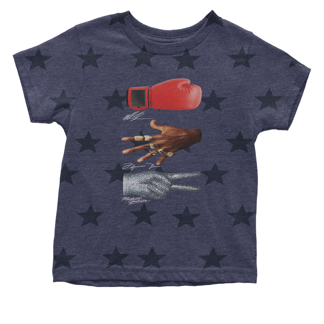 Tyson Jordan Jackson Iconic Michaels Infant One-Piece Romper Bodysuit and Toddler T-shirt Navy Blue STAR