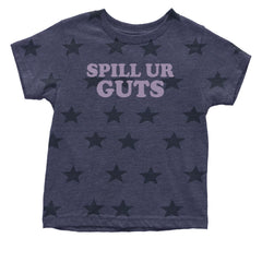 Spill Ur Guts Music Infant One-Piece Romper Bodysuit and Toddler T-shirt Navy Blue STAR